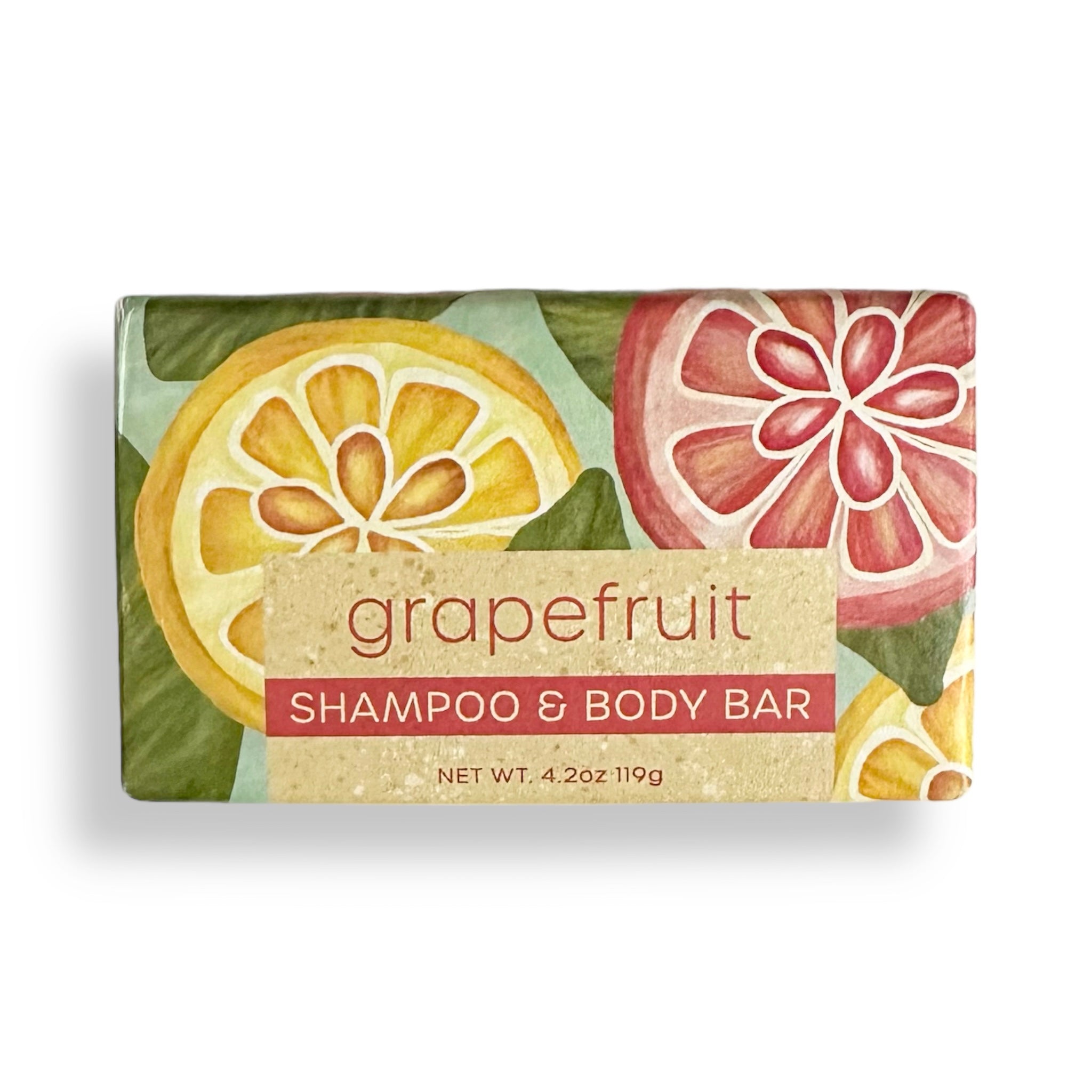 Greenwich Bay Trading Co Grapefruit shampoo & body bar MerryBath.com