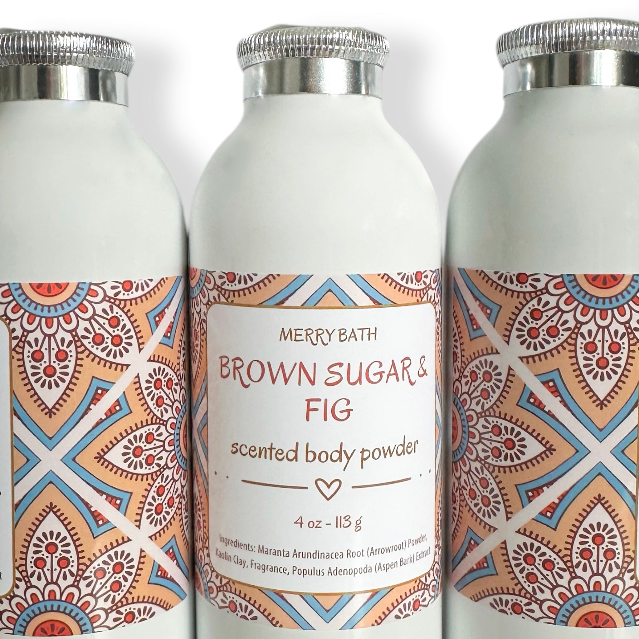 Natural Dusting Powder - BROWN SUGAR & FIG