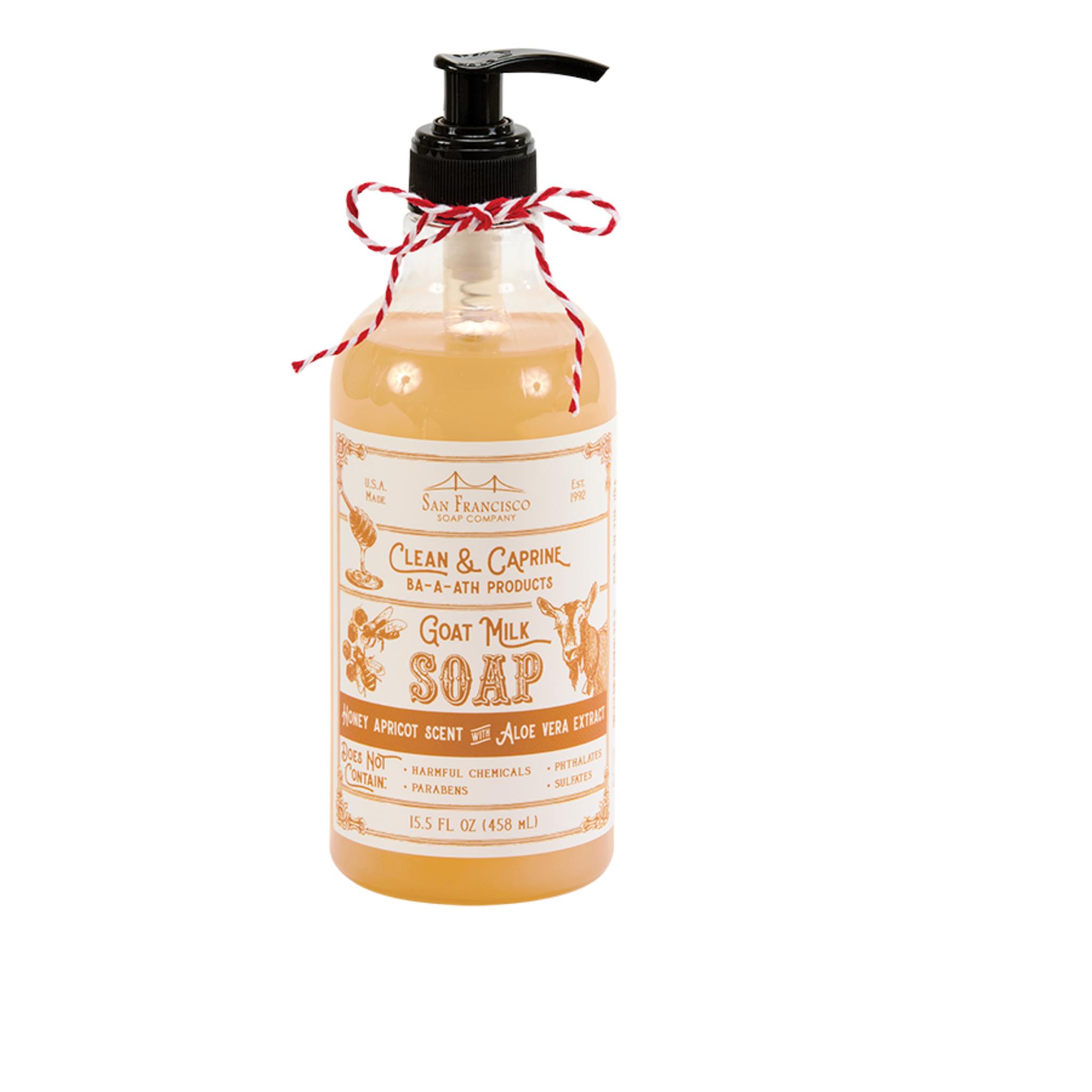 Goat Milk Liquid Soap - HONEY APRICOT