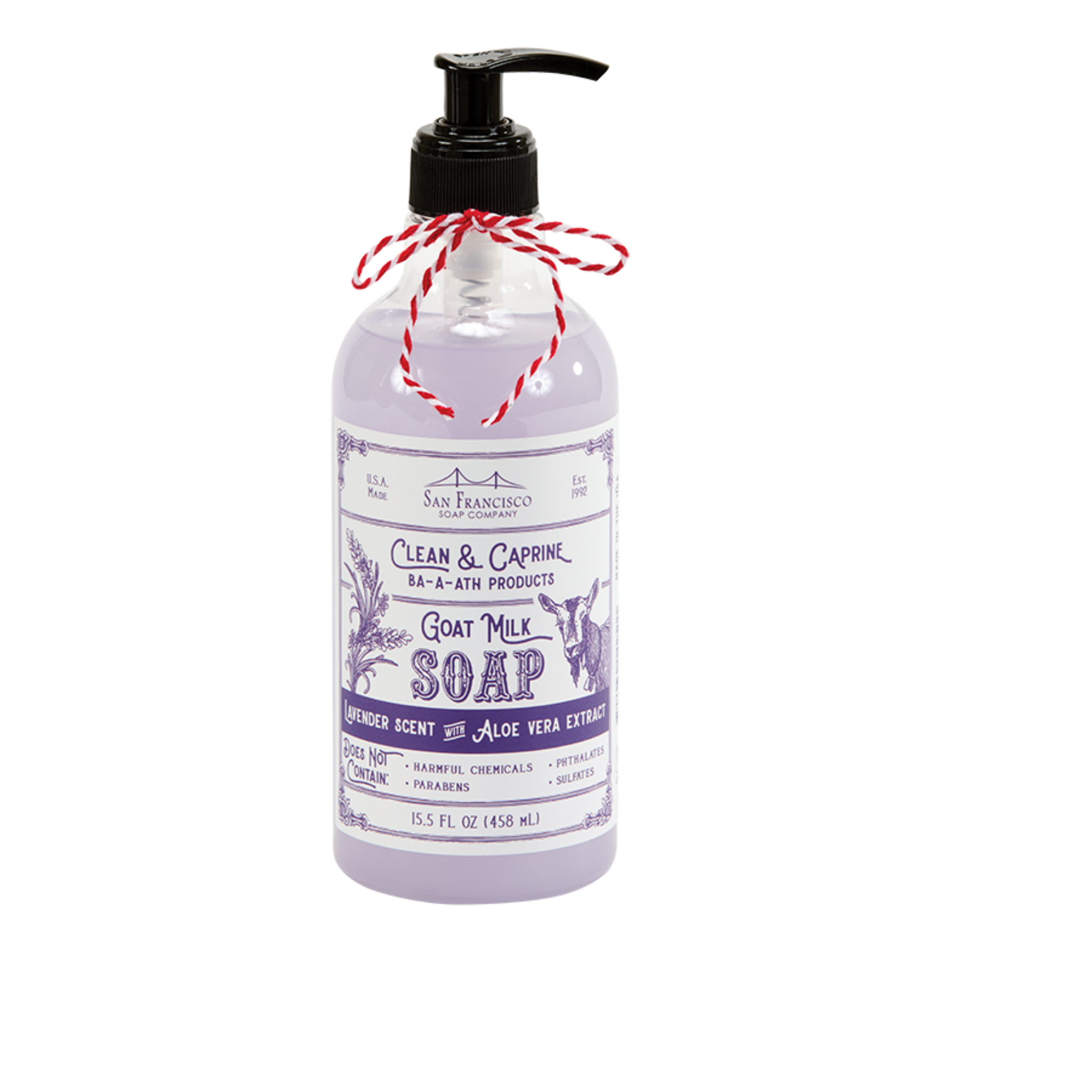 Goat Milk Liquid Soap - LAVENDER
