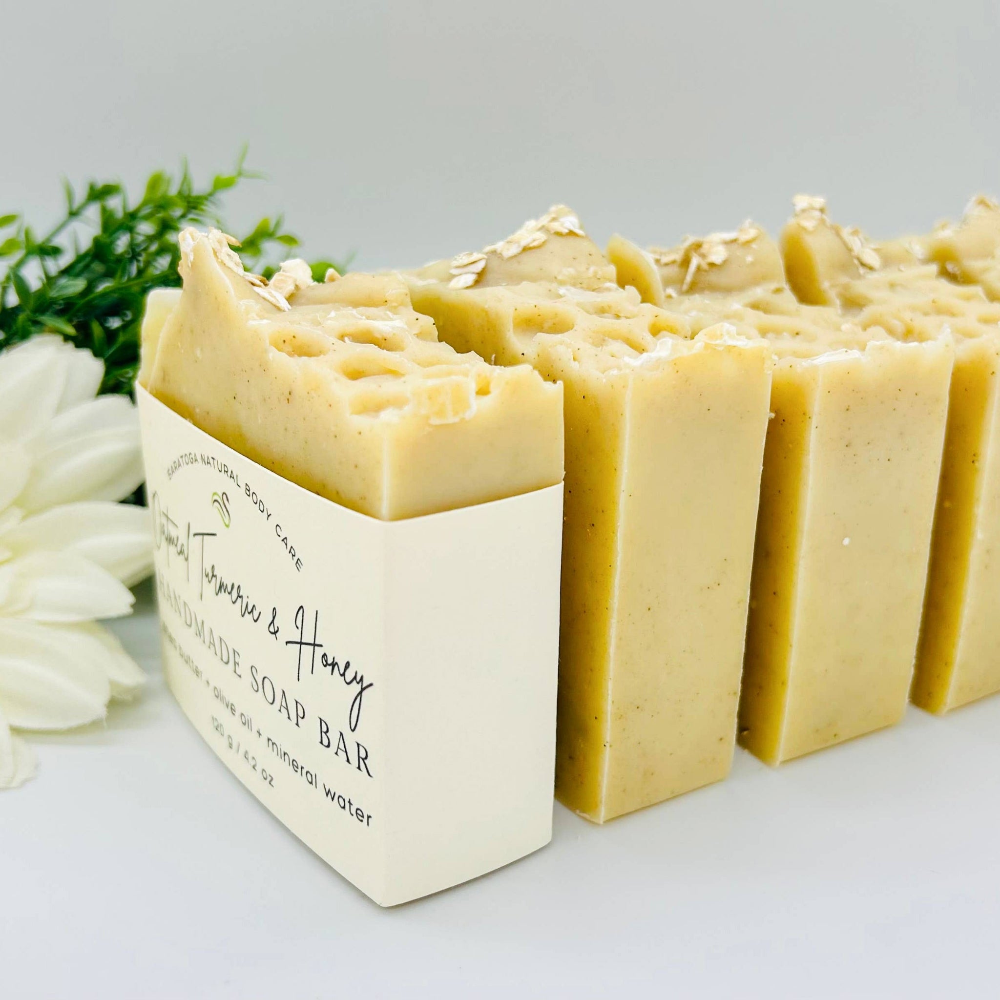 Handmade OATMEAL TURMERIC HONEY  Soap