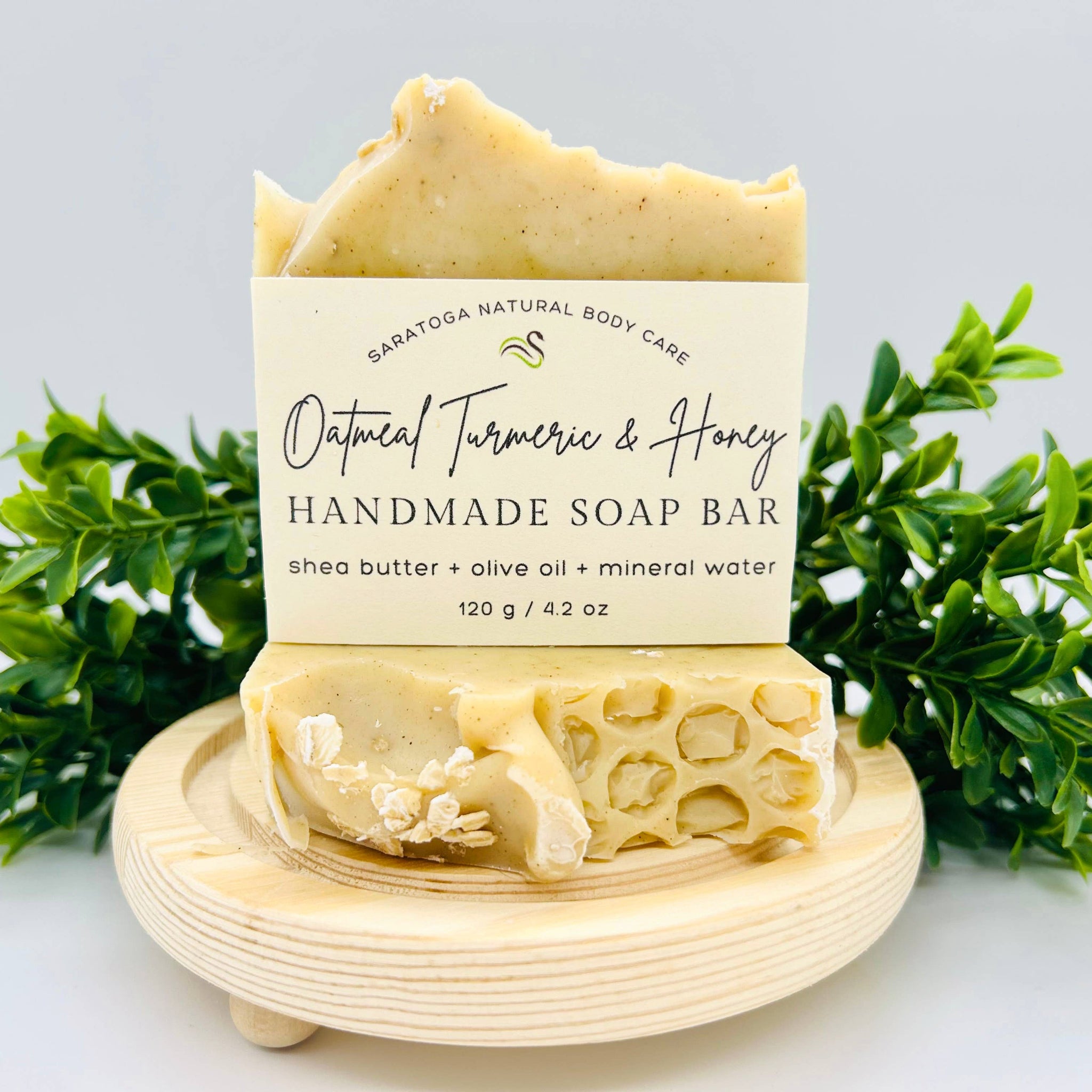 Handmade OATMEAL TURMERIC HONEY  Soap