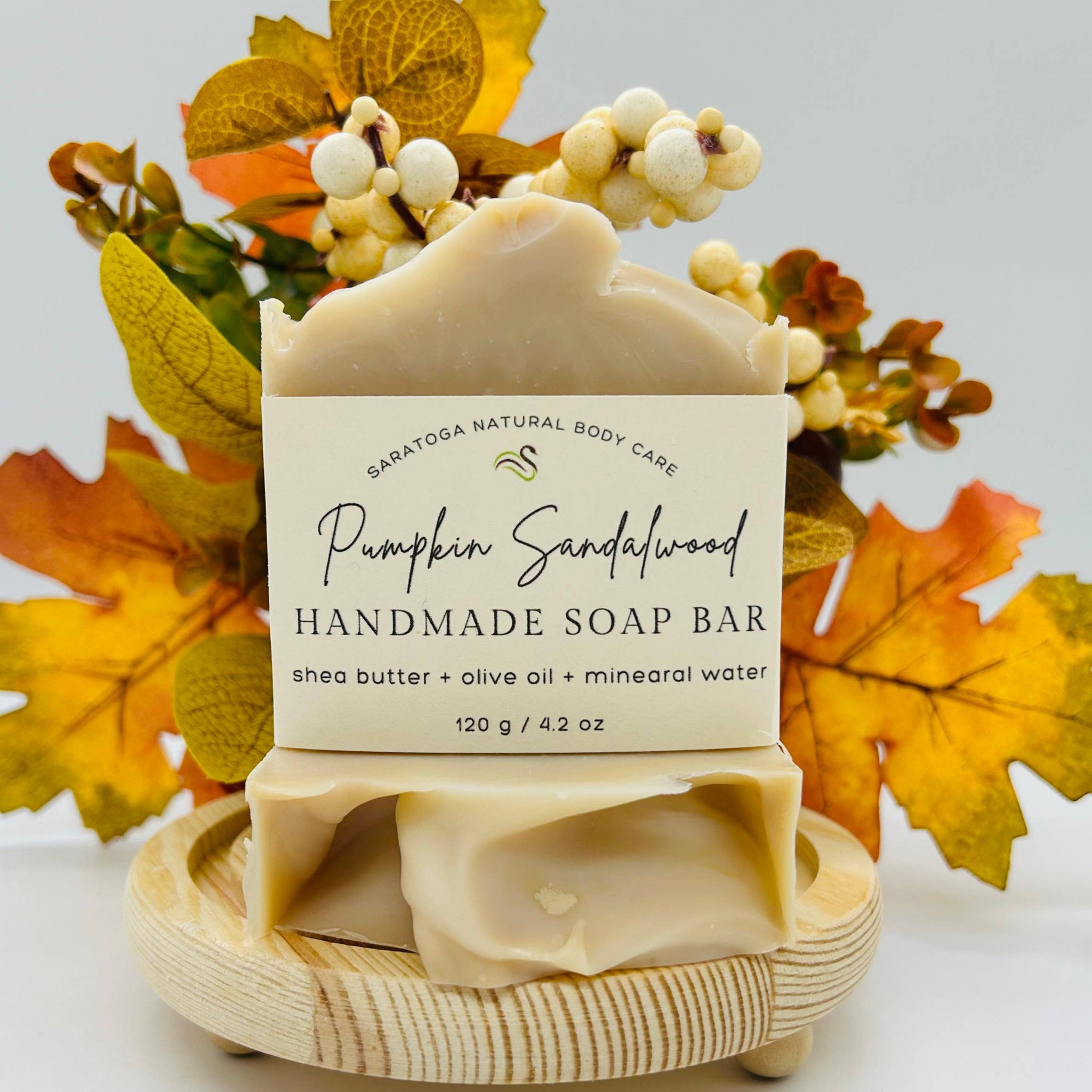 Handmade PUMPKIN SANDALWOOD Soap