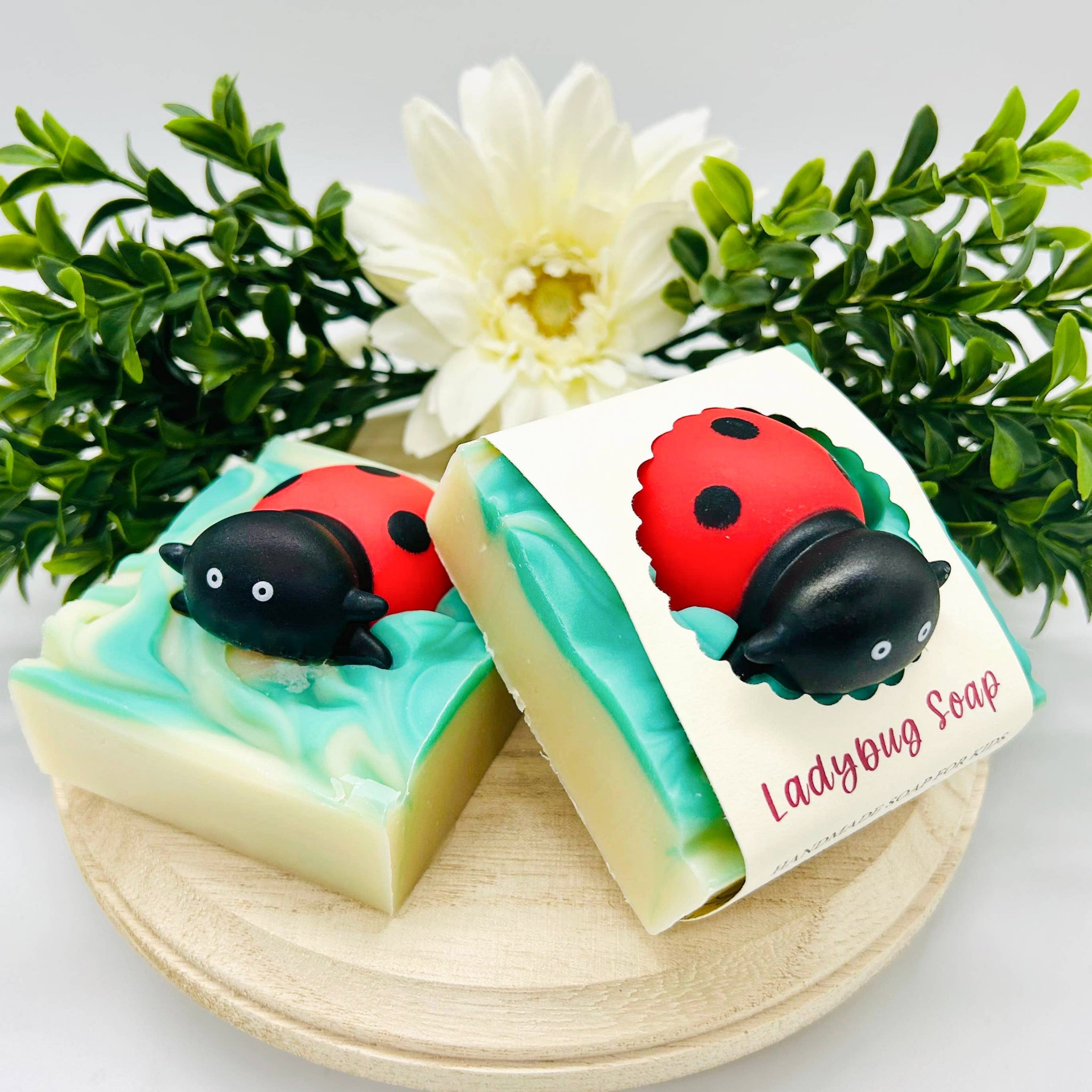 Handmade Soap Bar for Kids - Ladybug