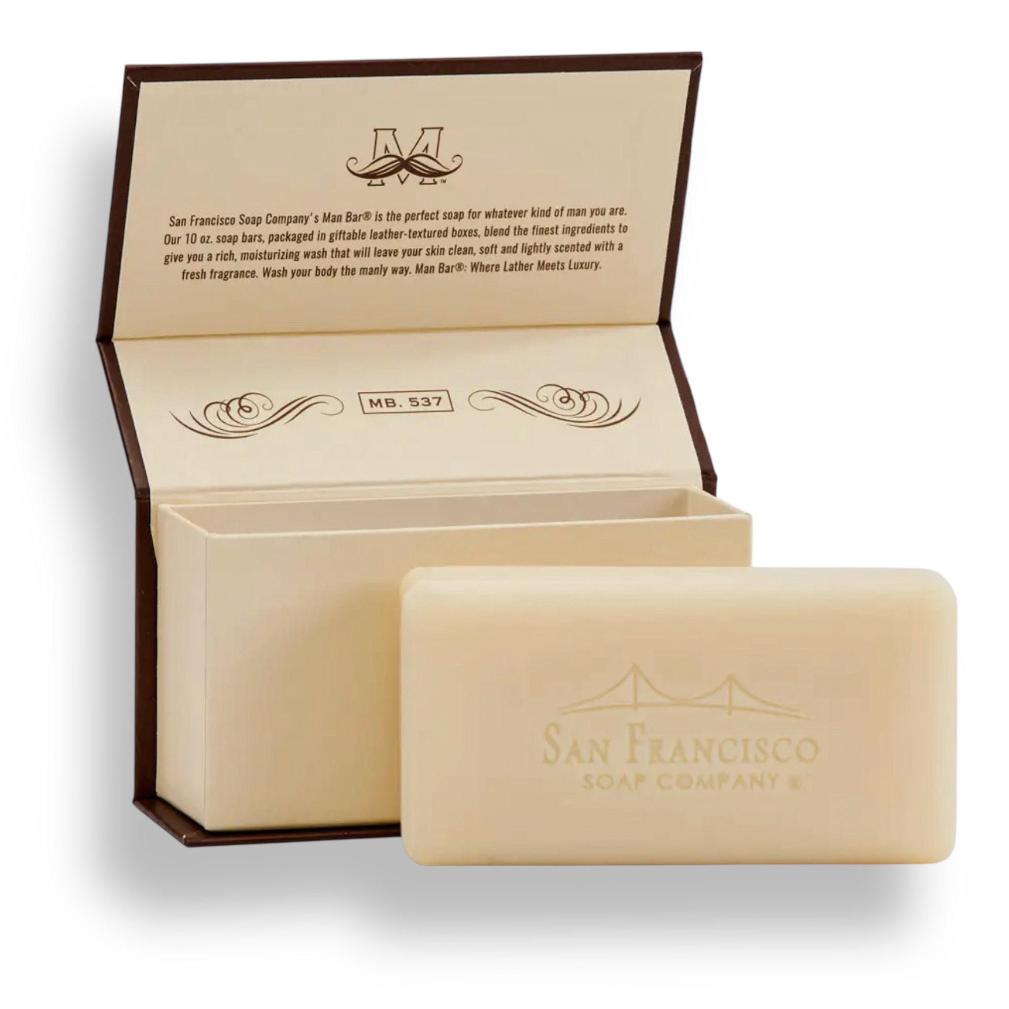 San Francisco Soap Company MAN BAR Soap - Exotic Musk + Sandalwood