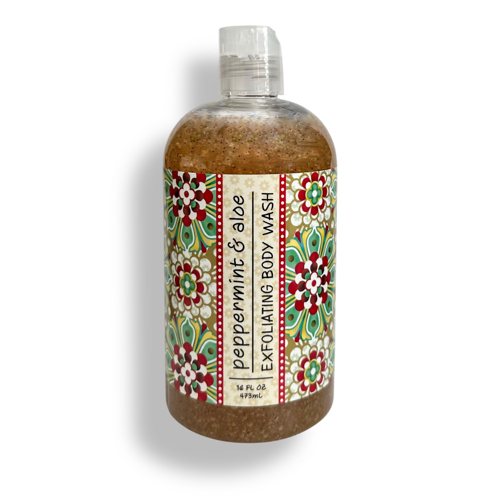 PEPPERMINT & ALOE Exfoliating Body Wash - Greenwich Bay Trading Company 