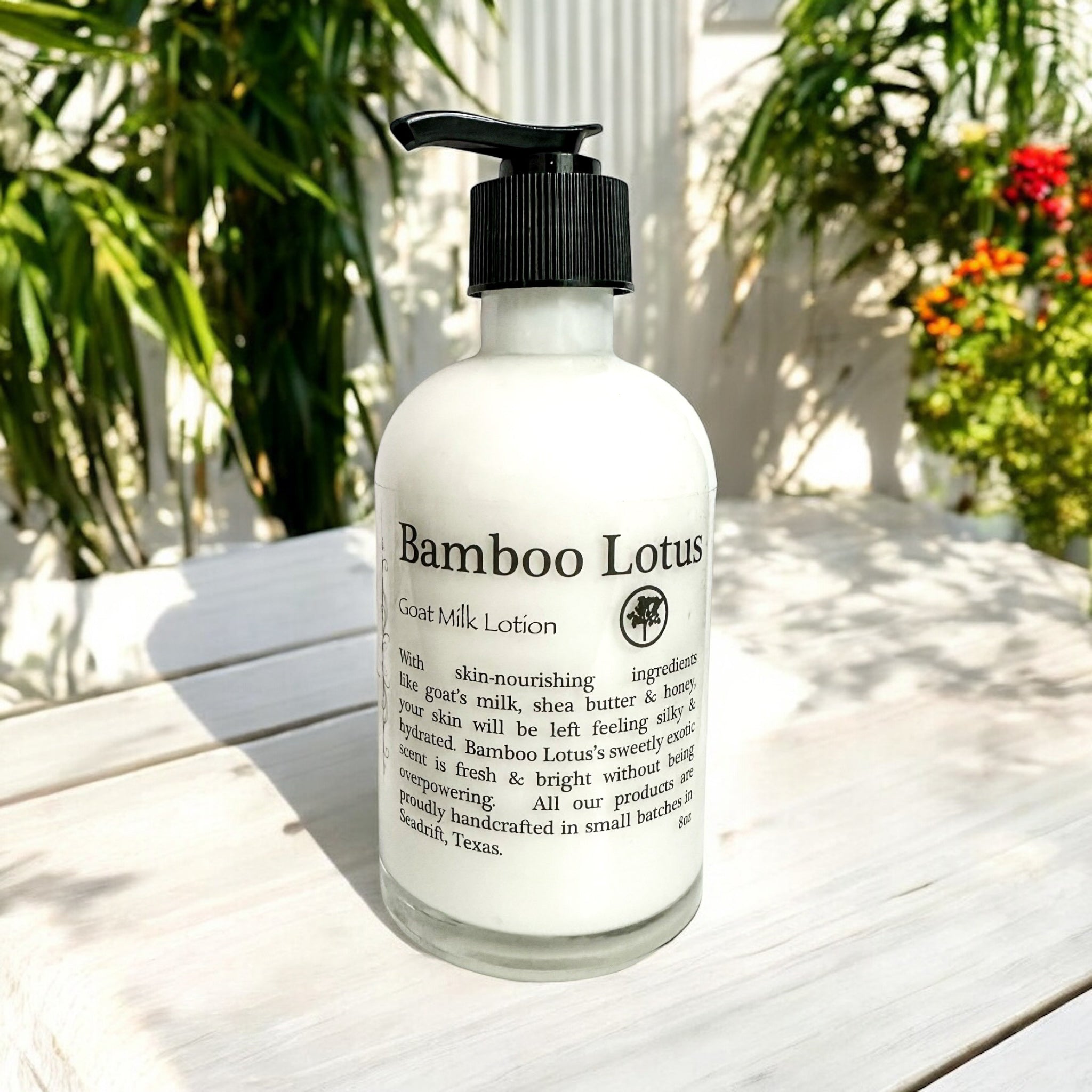 Goat Milk LOTION Simplified Soap - Bamboo Lotus 8 oz 