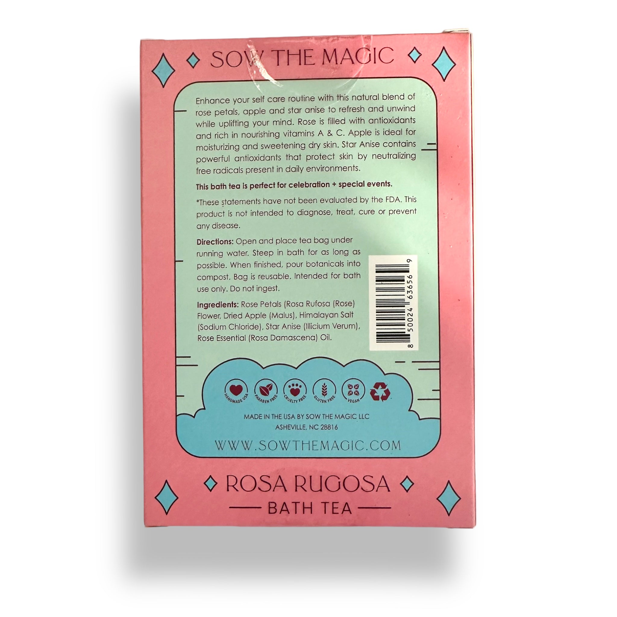 Sow The Magic Rosa Rugosa Rose Bath Tea