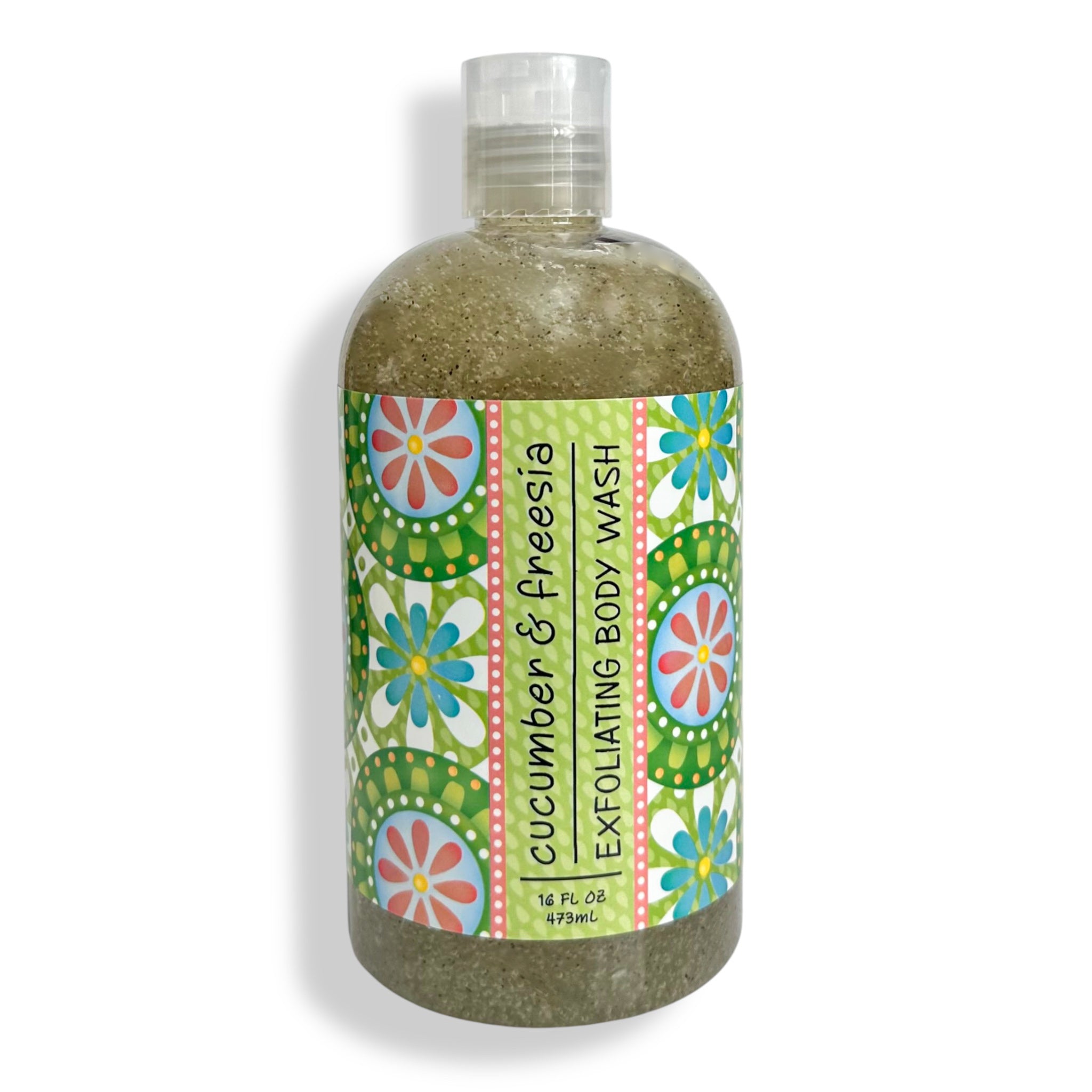 CUCUMBER & FREESIA Exfoliating Body Wash