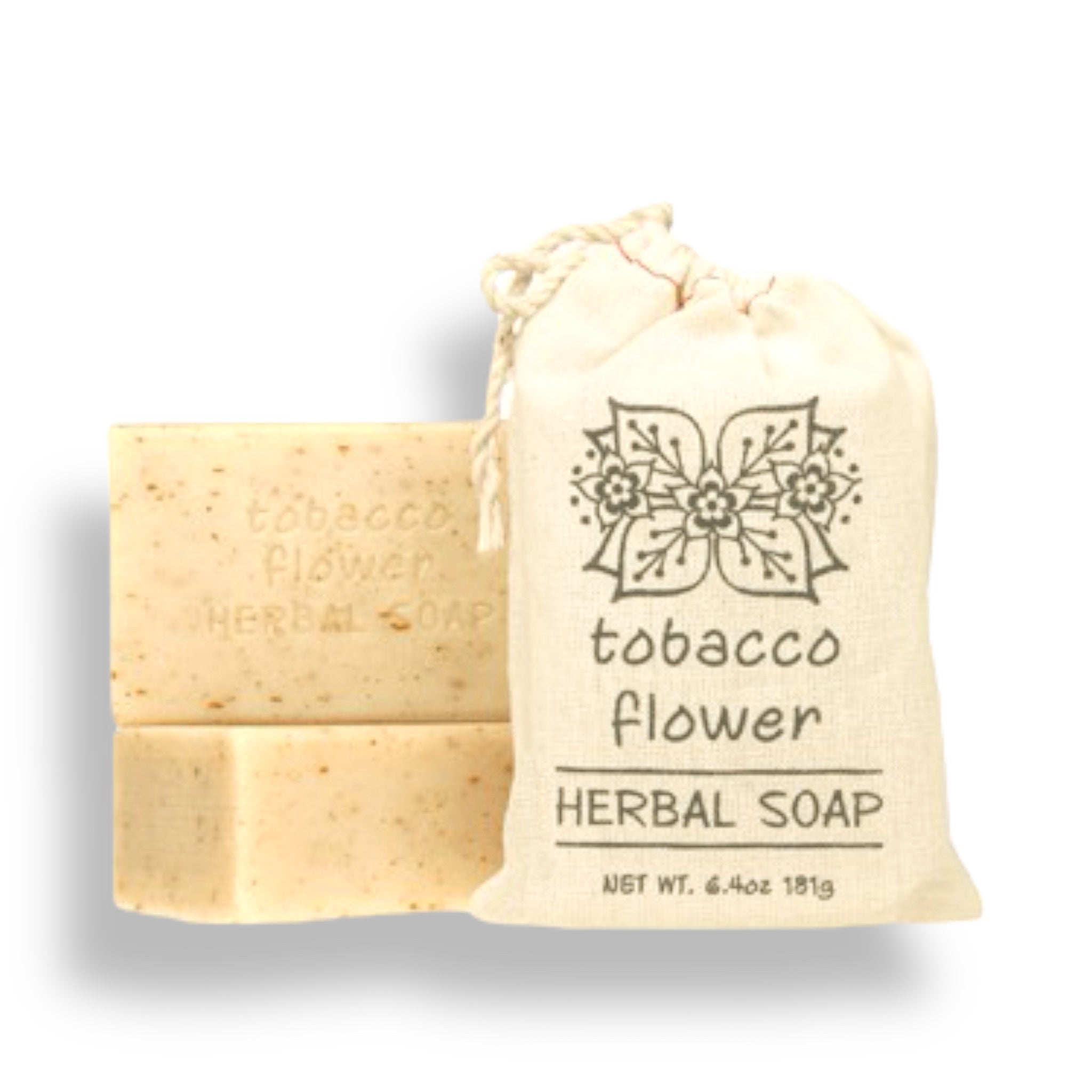 Tobacco Flower 
Exfoliating Soap - Herbal Collection