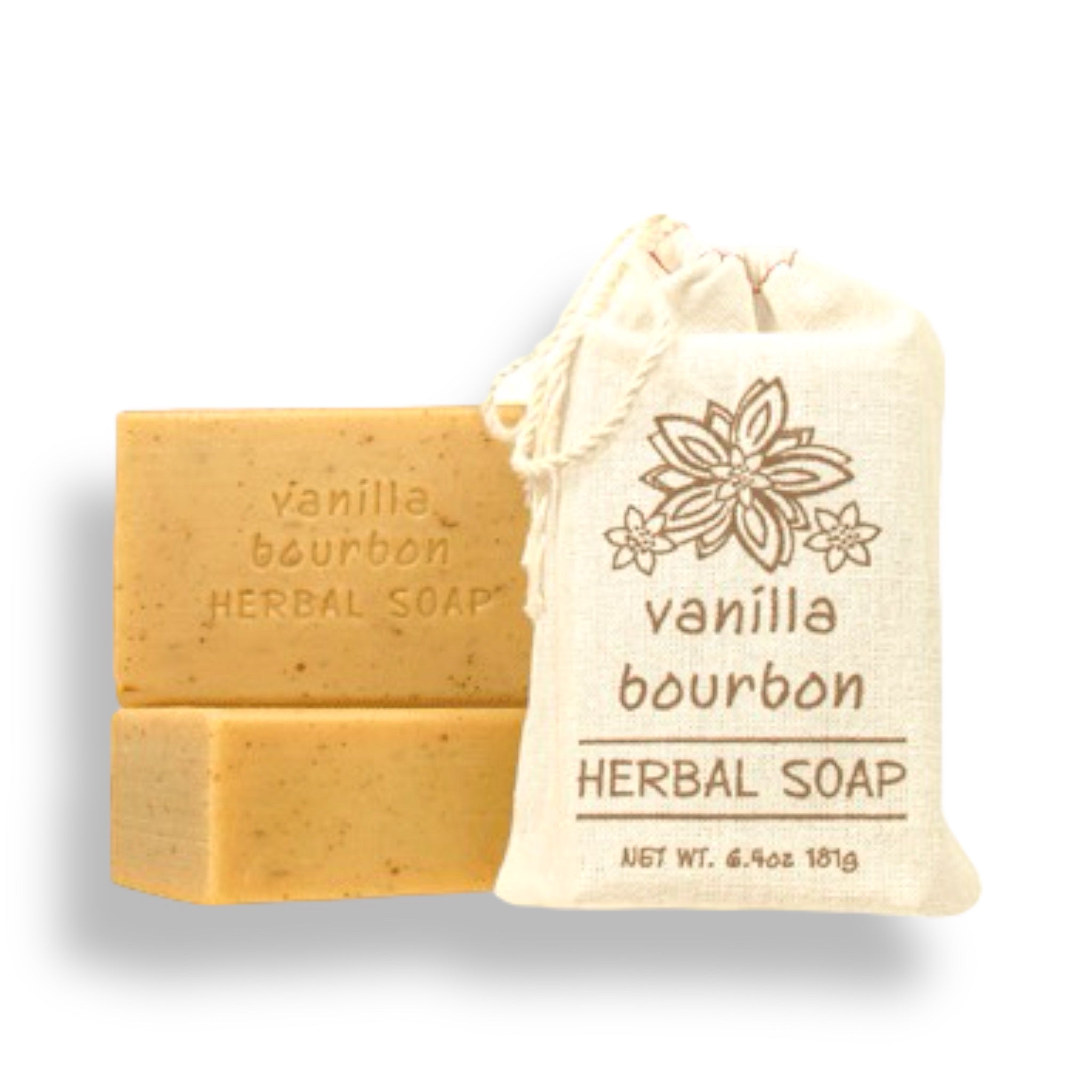 Vanilla Bourbon Exfoliating Soap - Herbal Collection