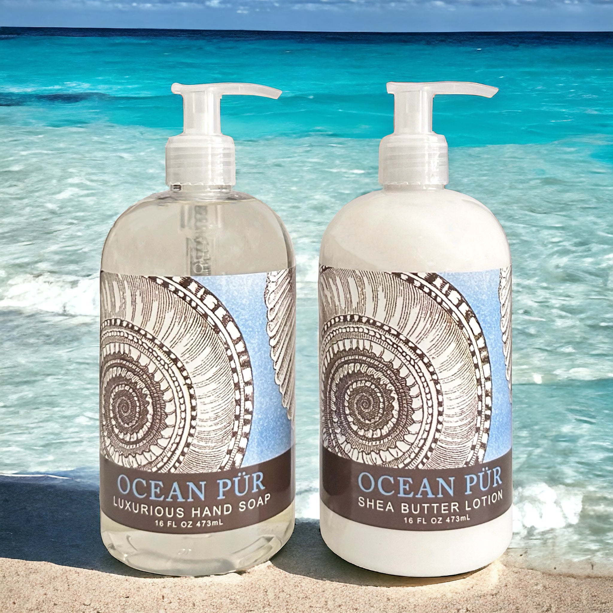 Greenwich Bay Trading Company Ocean PUR Shea Butter Lotion and Hand Soap