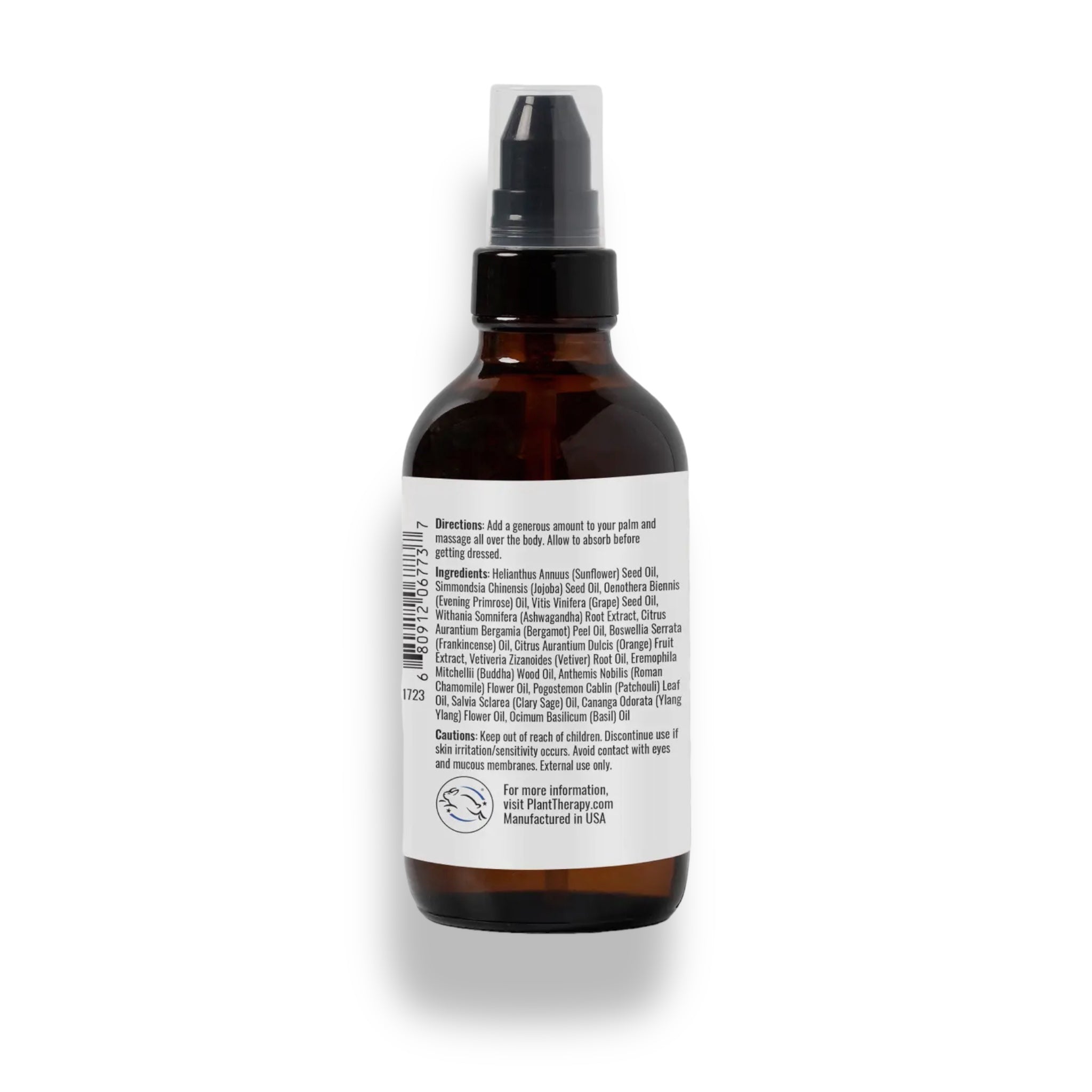 Stress Body Oil with Ashwagandha - Plant Therapy