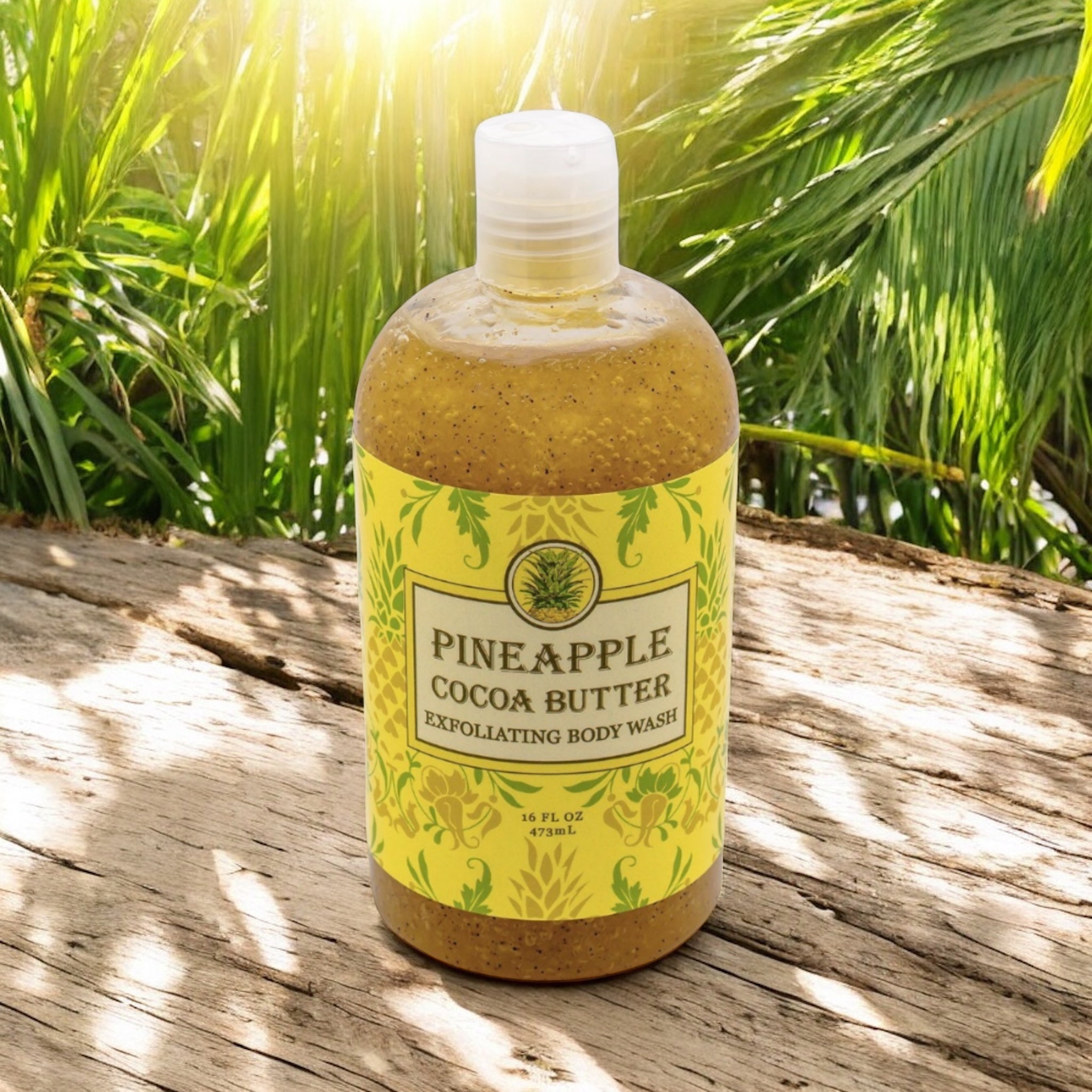 Shower Gels - GREENWICH BAY Exfoliating Body Wash - PINEAPPLE