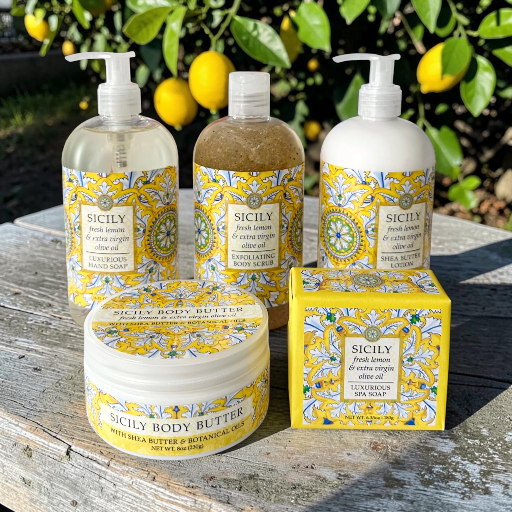 SICILY Fresh Lemon + Olive Oil HAND SOAP