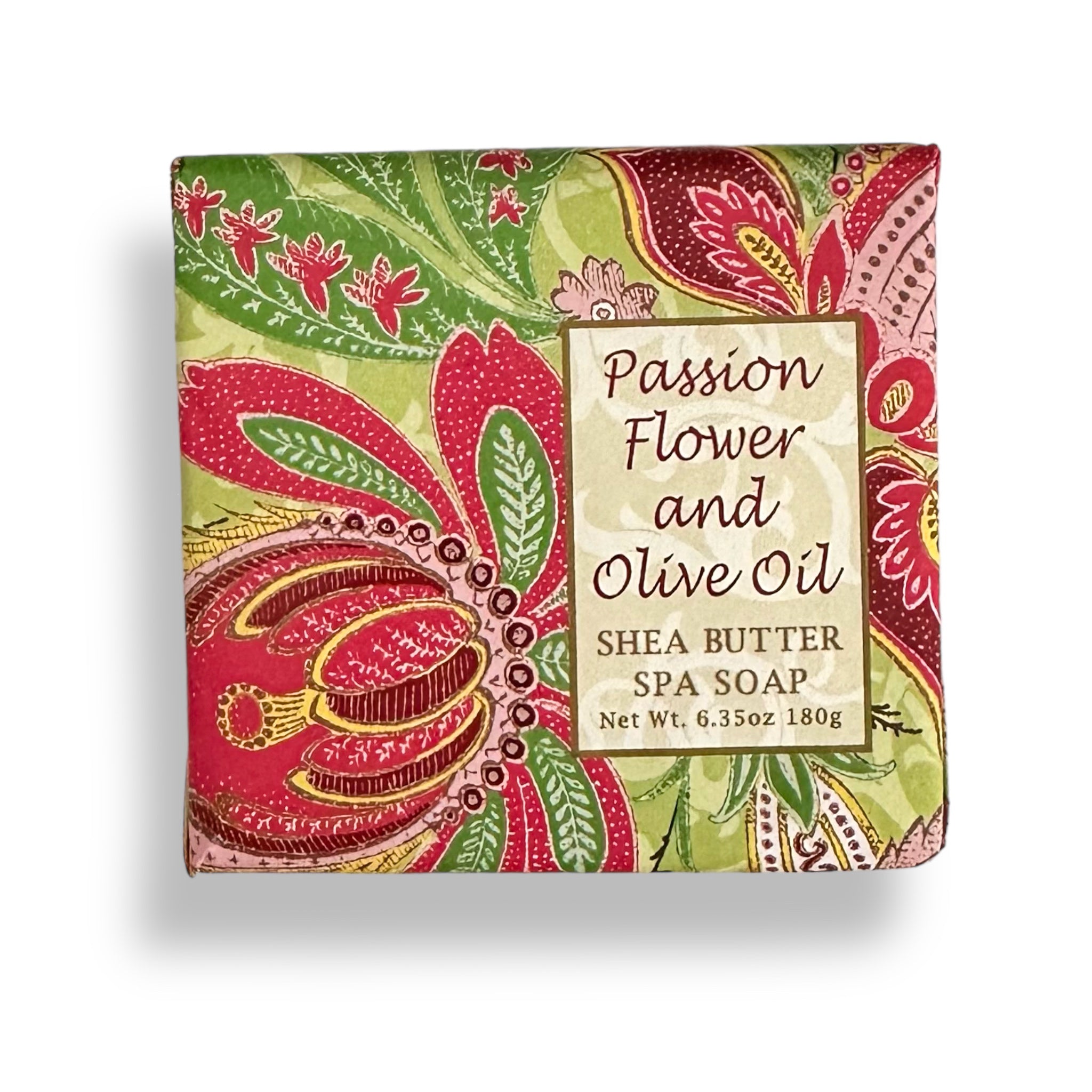 Greenwich Bay Trading Company PASSION Flower & OLIVE OIL soap 6.3 oz