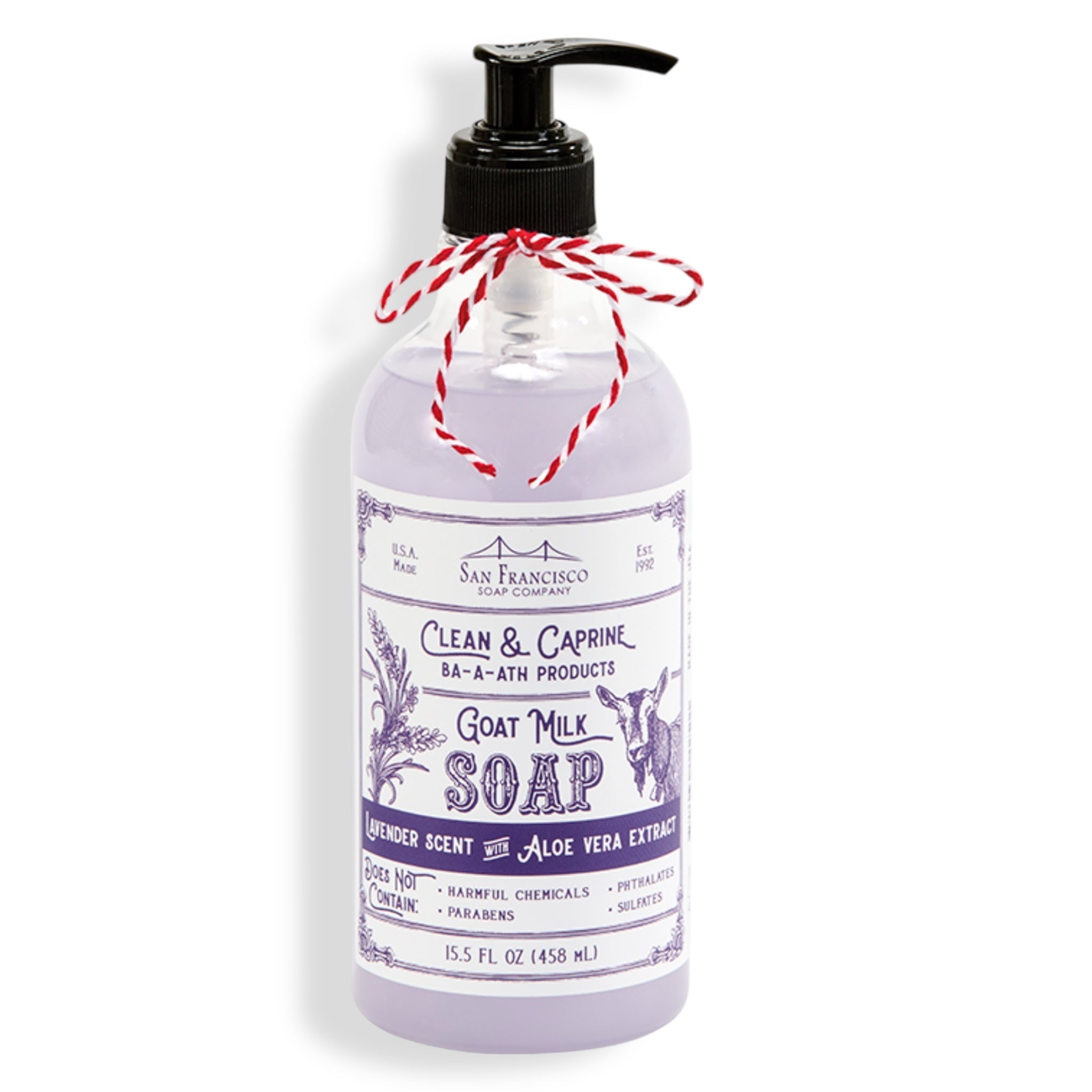 Goat Milk Liquid Soap - LAVENDER
