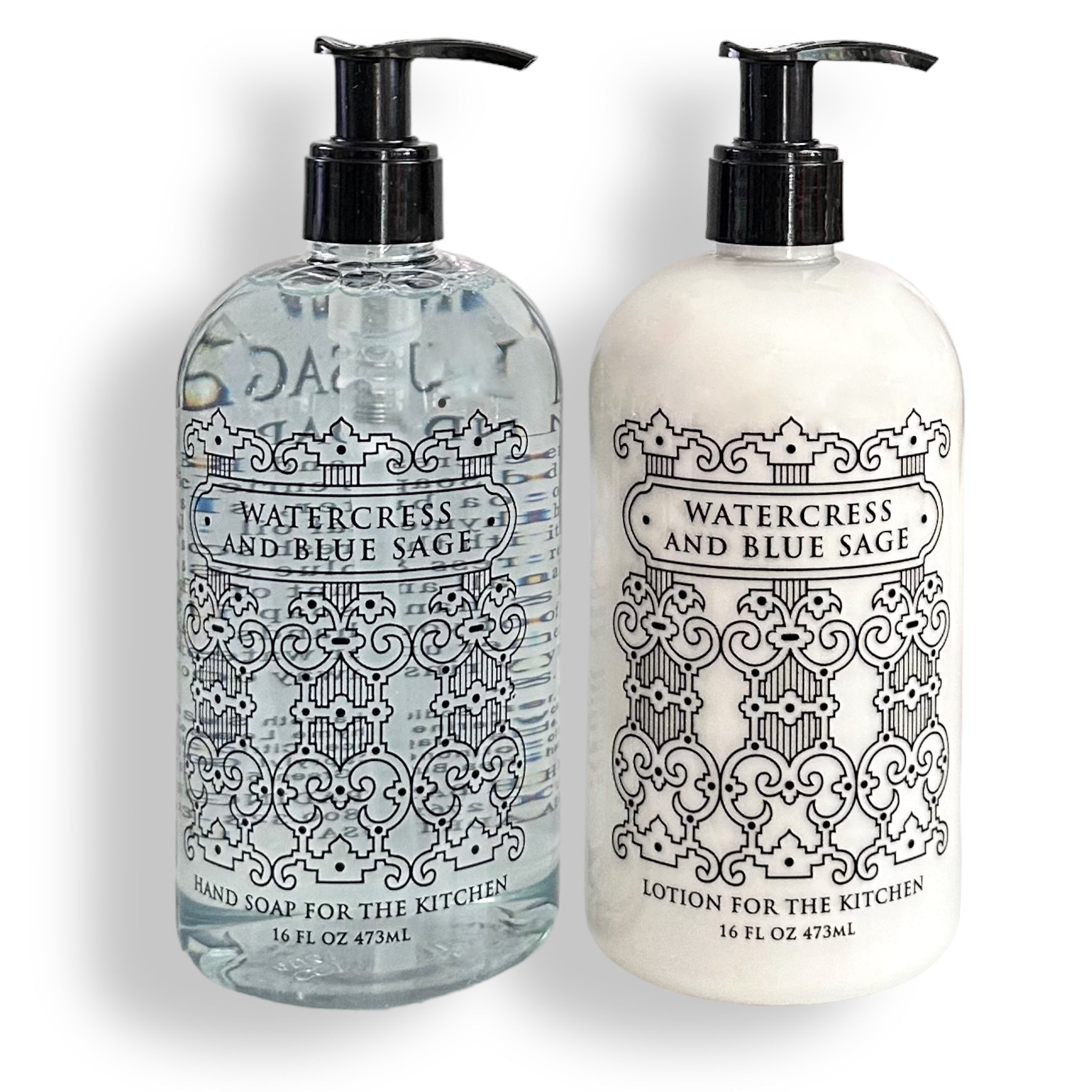 WATERCRESS & BLUE SAGE Hand Lotion - Greenwich Bay Trading Company