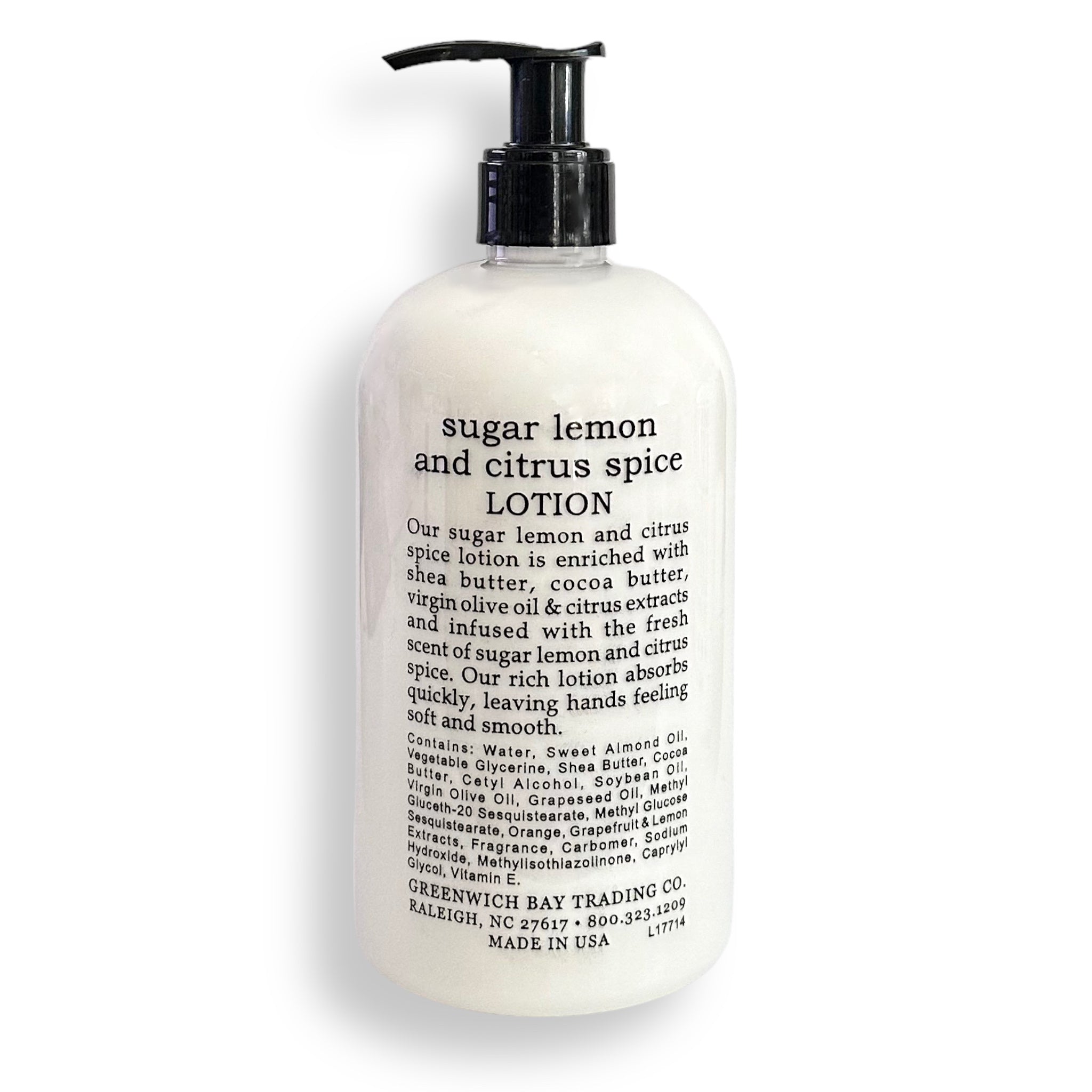 SUGAR LEMON & CITRUS SPICE Hand Lotion - Greenwich Bay Trading Company