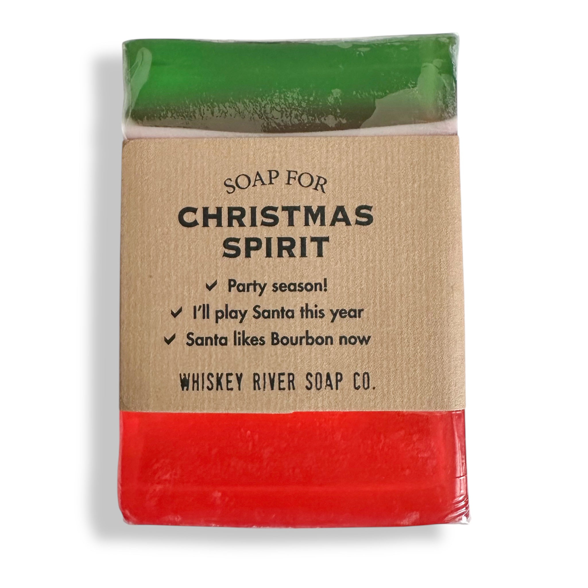 Funny Holiday Soap - CHRISTMAS SPIRIT (Apple Pie Moonshine)