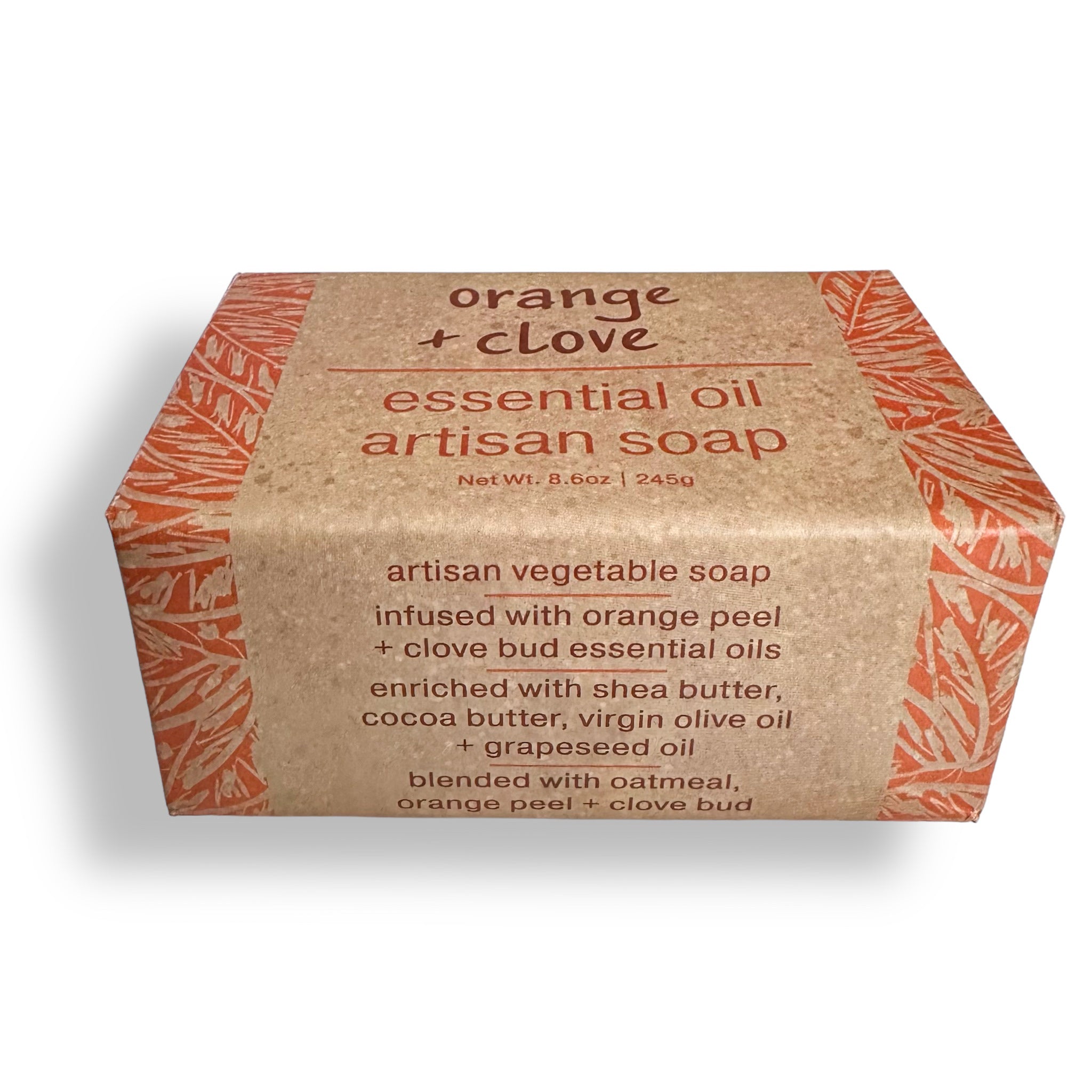 ORANGE CLOVE Essential Oil Soap - Greenwich Bay Trading Company