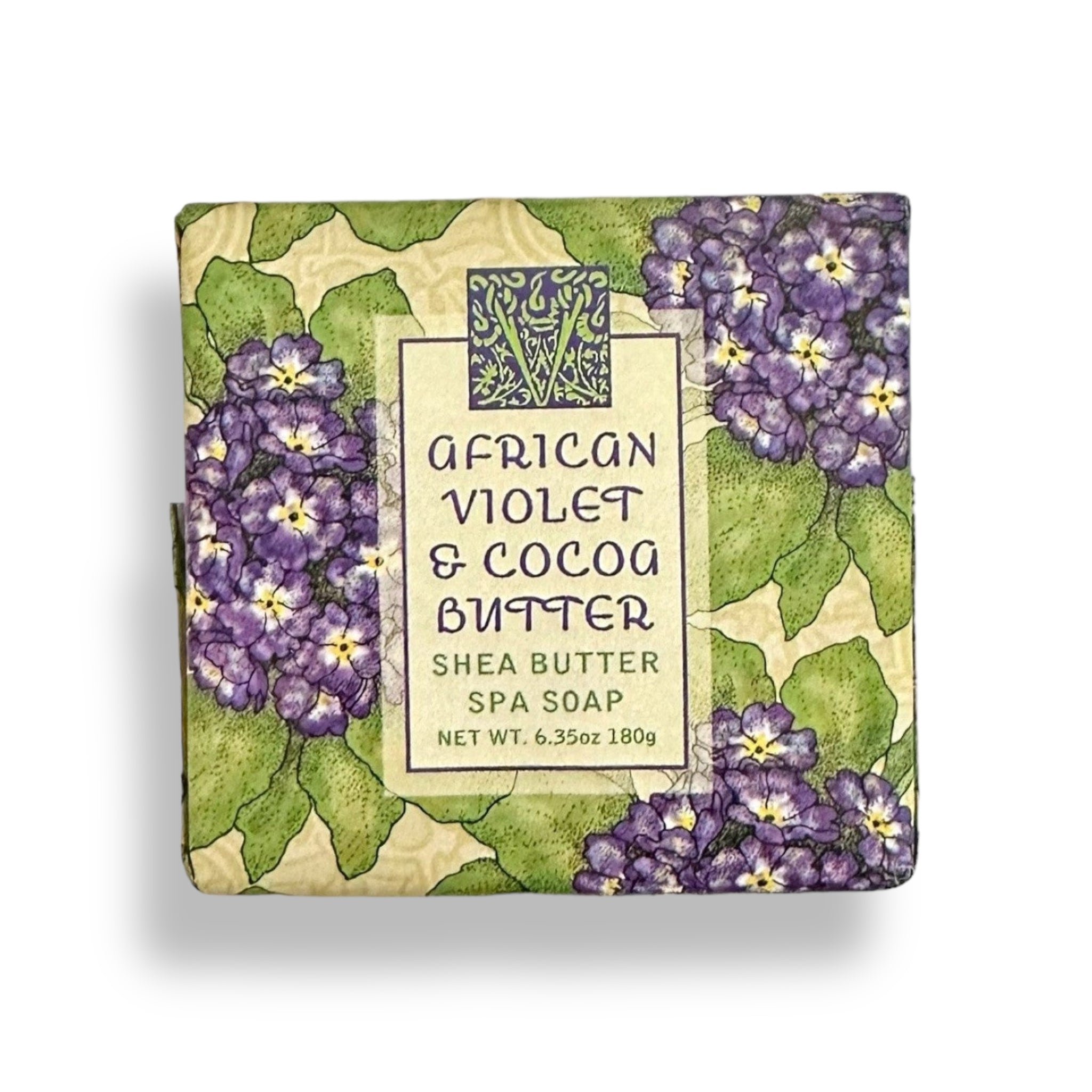 Greenwich Bay Trading Company African Violet and Cocoa Butter Soap 6.3 oz