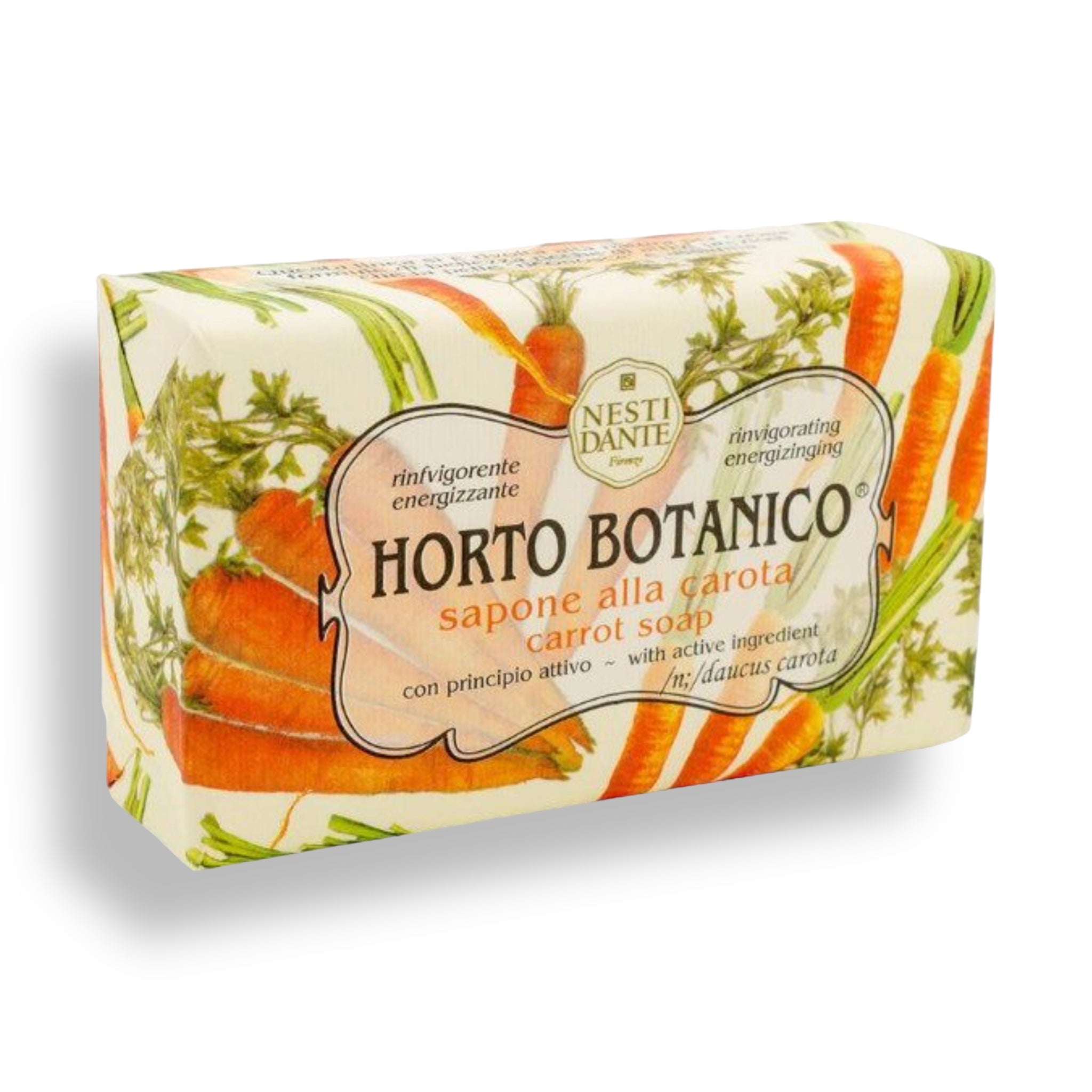 NESTI DANTE Italy - Carrot Bar Soap - Horto Botanico - MerryBath.com
