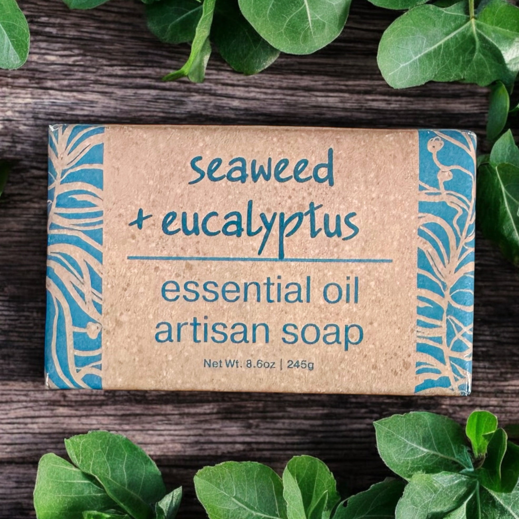 SEAWEED & EUCALYPTUS Essential Oil Soap - Greenwich Bay Trading Company