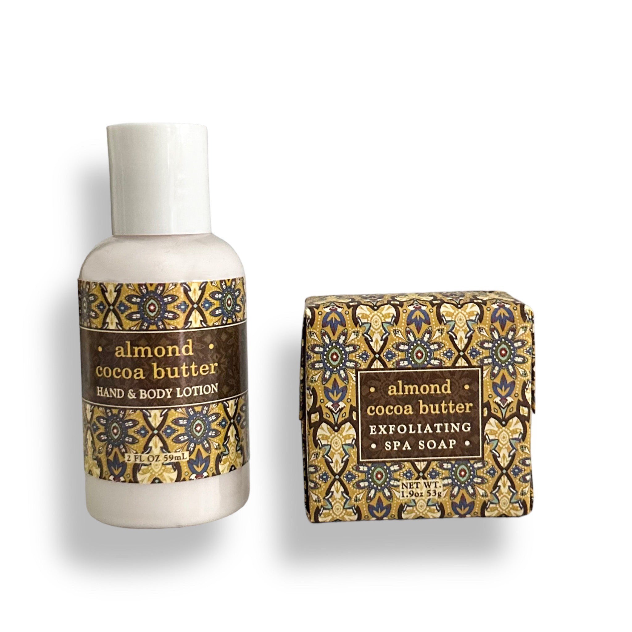 Greenwich Bay - Travel LOTION & SOAP Set Almond Cocoa Butter