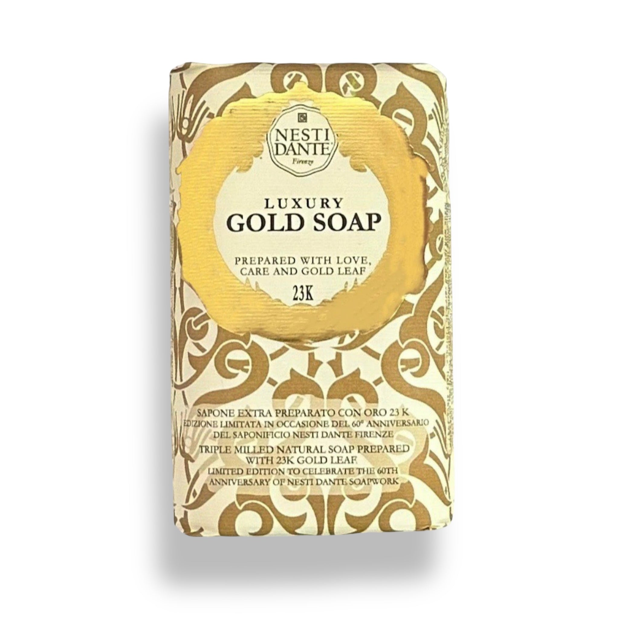 NESTI DANTE Luxury Gold Leaf Bar Soap (Limited Edition 60th Anniversary) - MerryBath