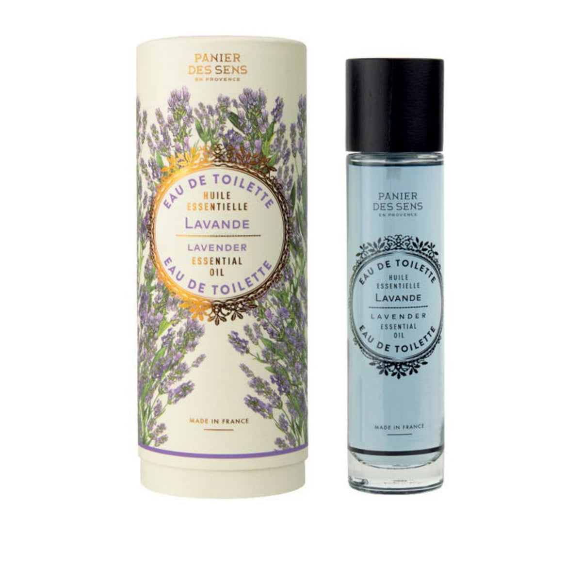 Lavender eau de toilette gift set, Panier des Sens 1.7 fl oz bottle and tube
