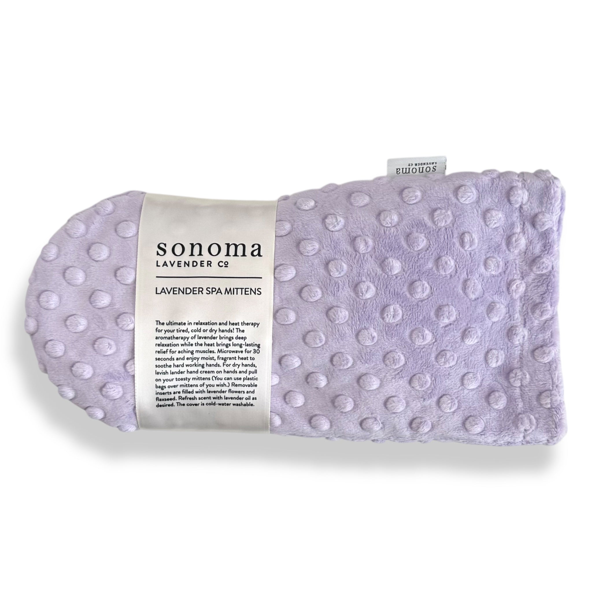 Lavender Filled Warming Spa Mittens