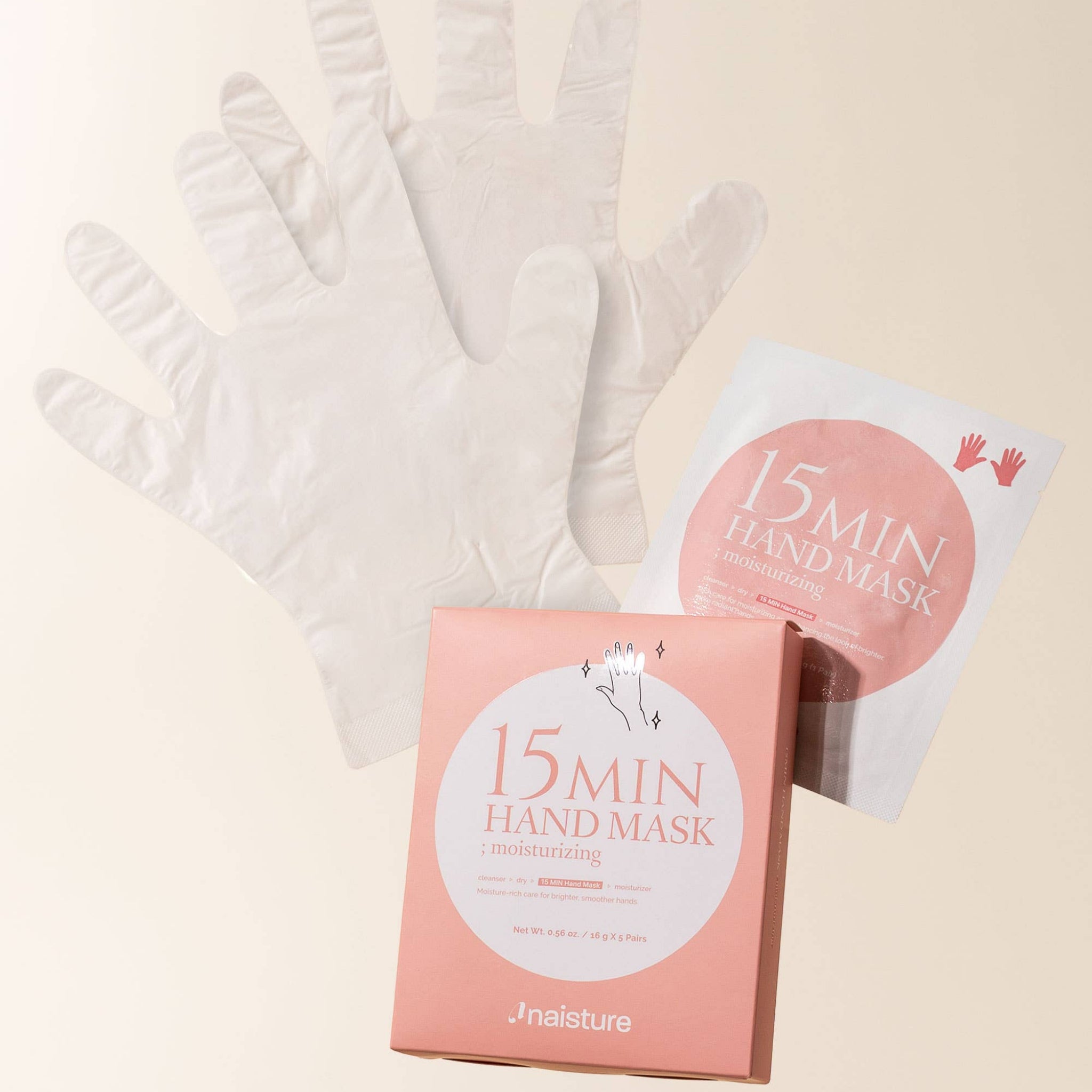 Naisture Cherry & Sakura Hand Masks – Intense Moisture | 5 Pairs