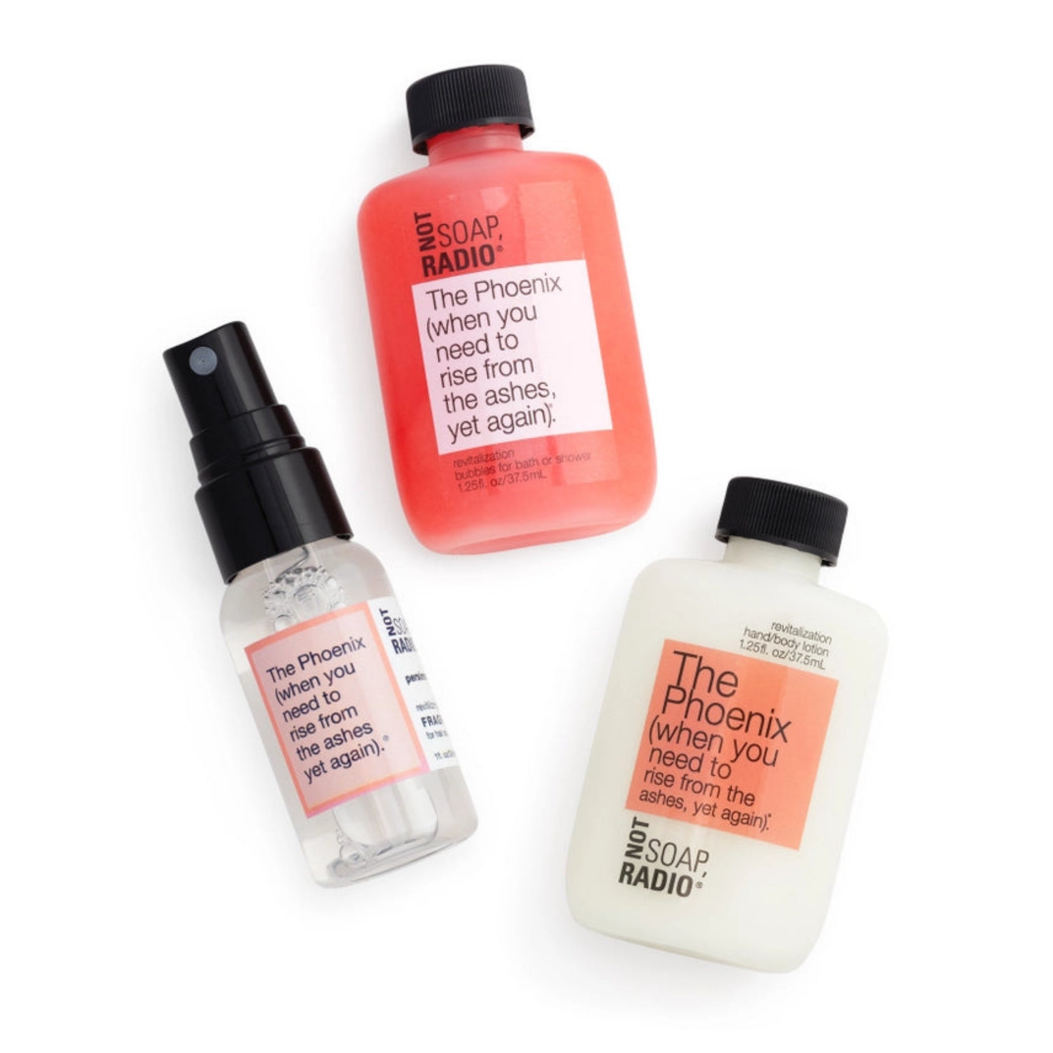 Not Soap Radio PHOENIX Mini Set Persimmon + Plum - Travel Sampler