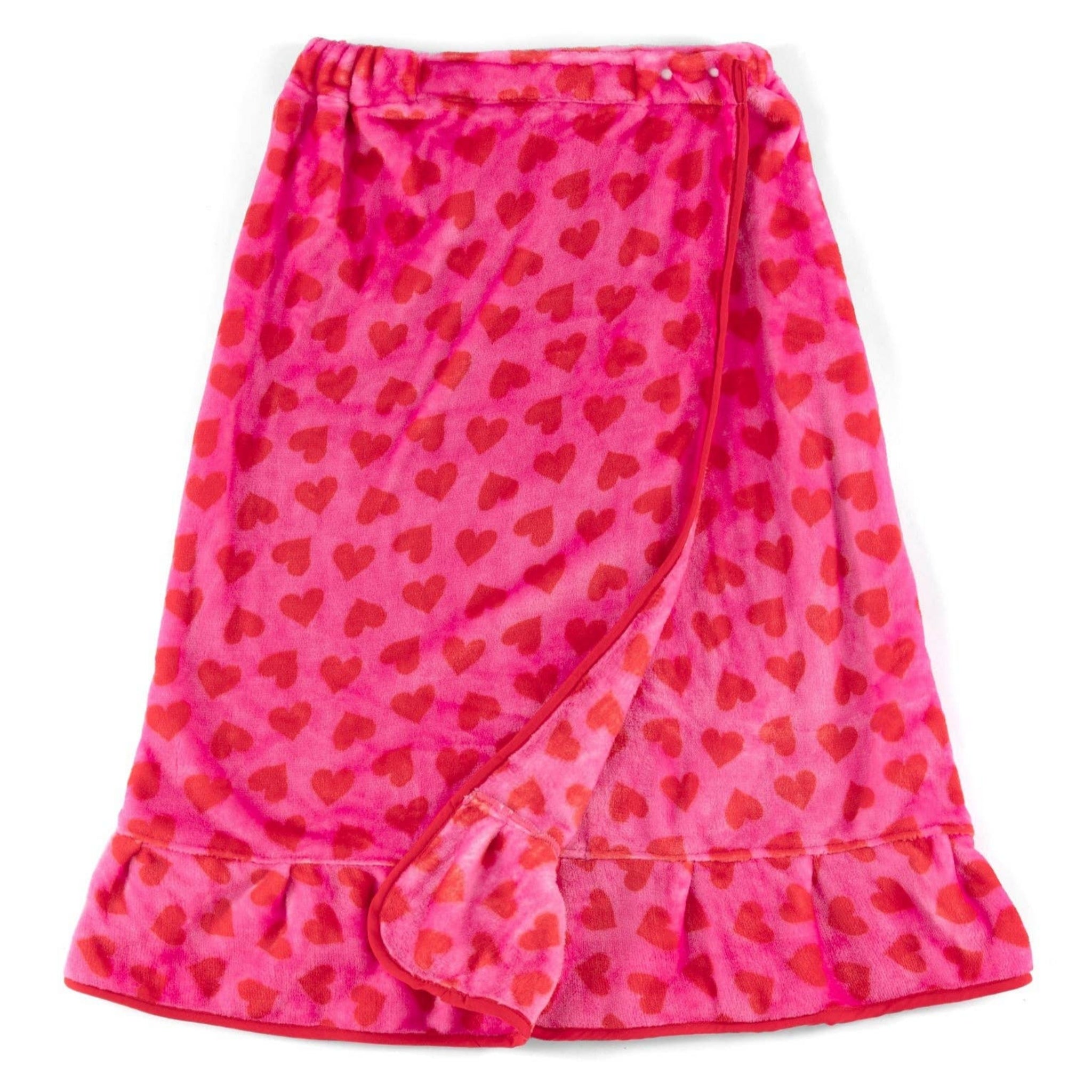 Pink Hearts BATH WRAP