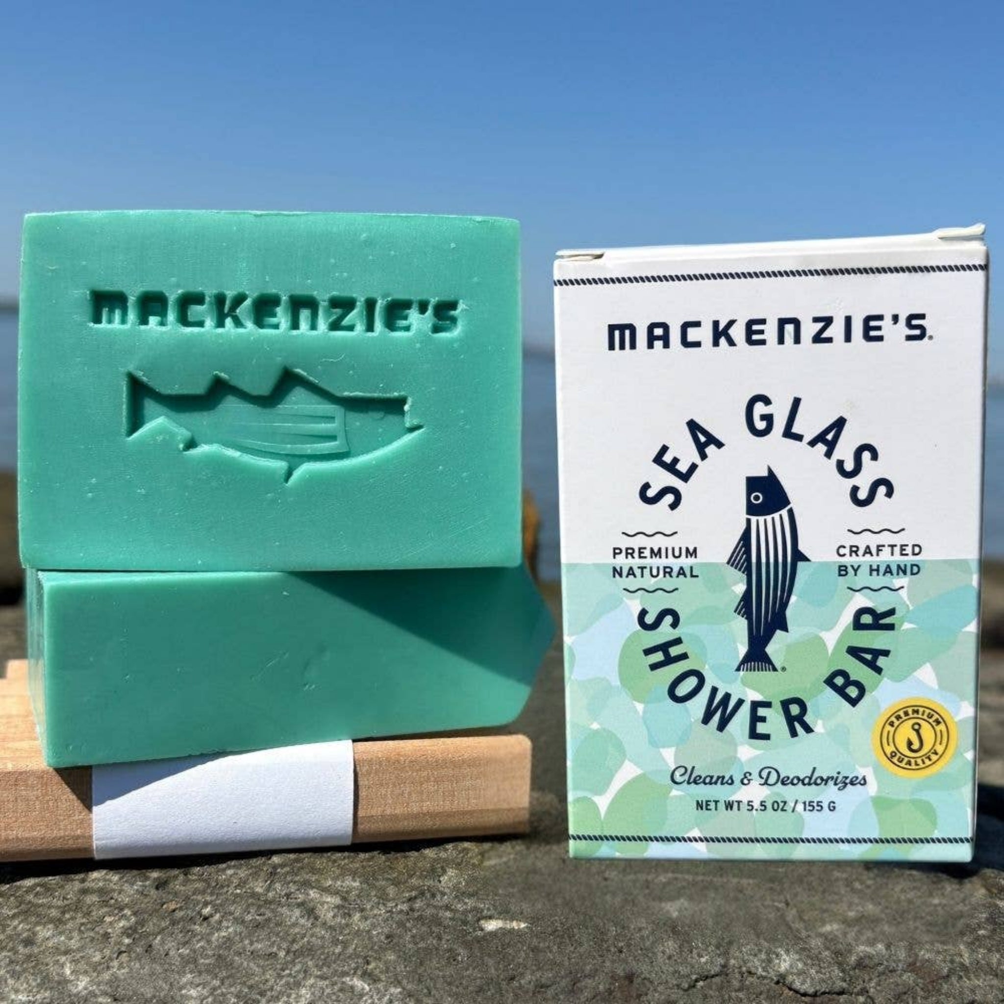 SEA GLASS Shower Bar