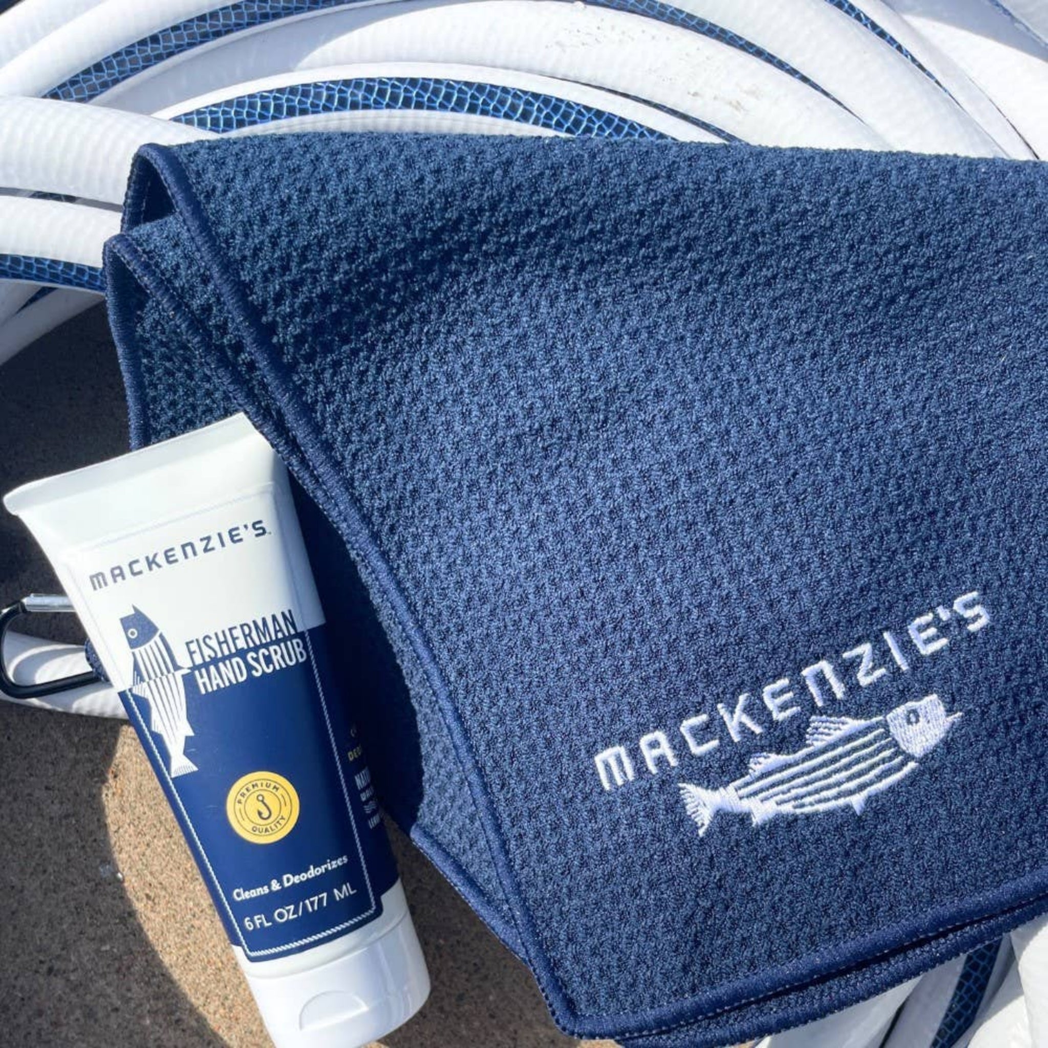 Signature Fishing Towel with Carabiner Clip