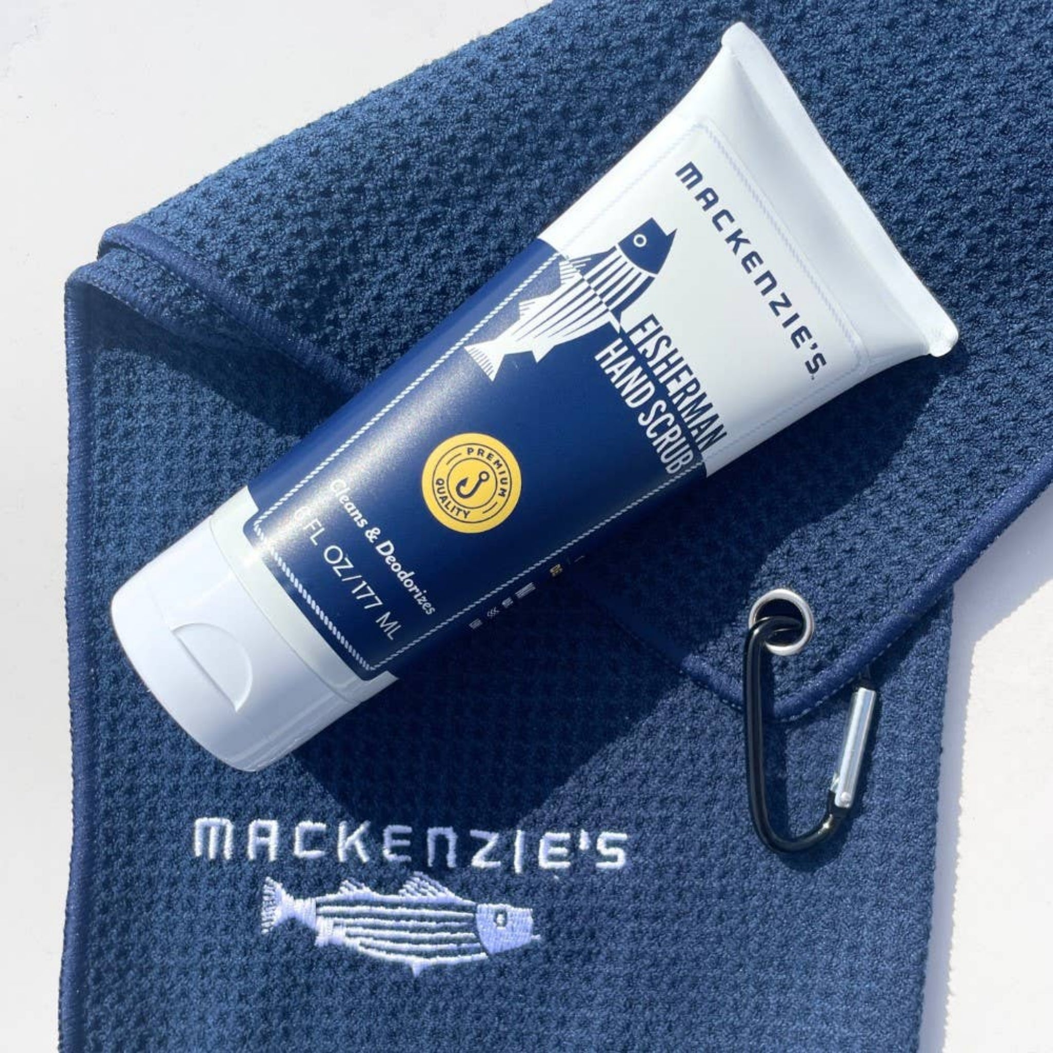 Signature Fishing Towel with Carabiner Clip