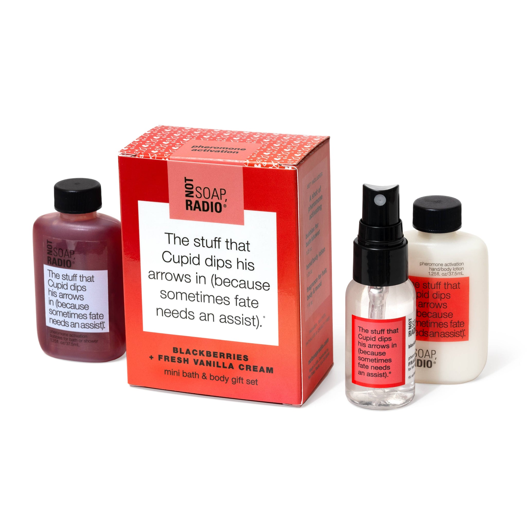 The Stuff That Cupid Dips His Arrows In Mini Set (Blackberries + Vanilla Cream)