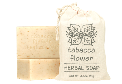 TOBACCO FLOWER Exfoliating Soap - Herbal Collection