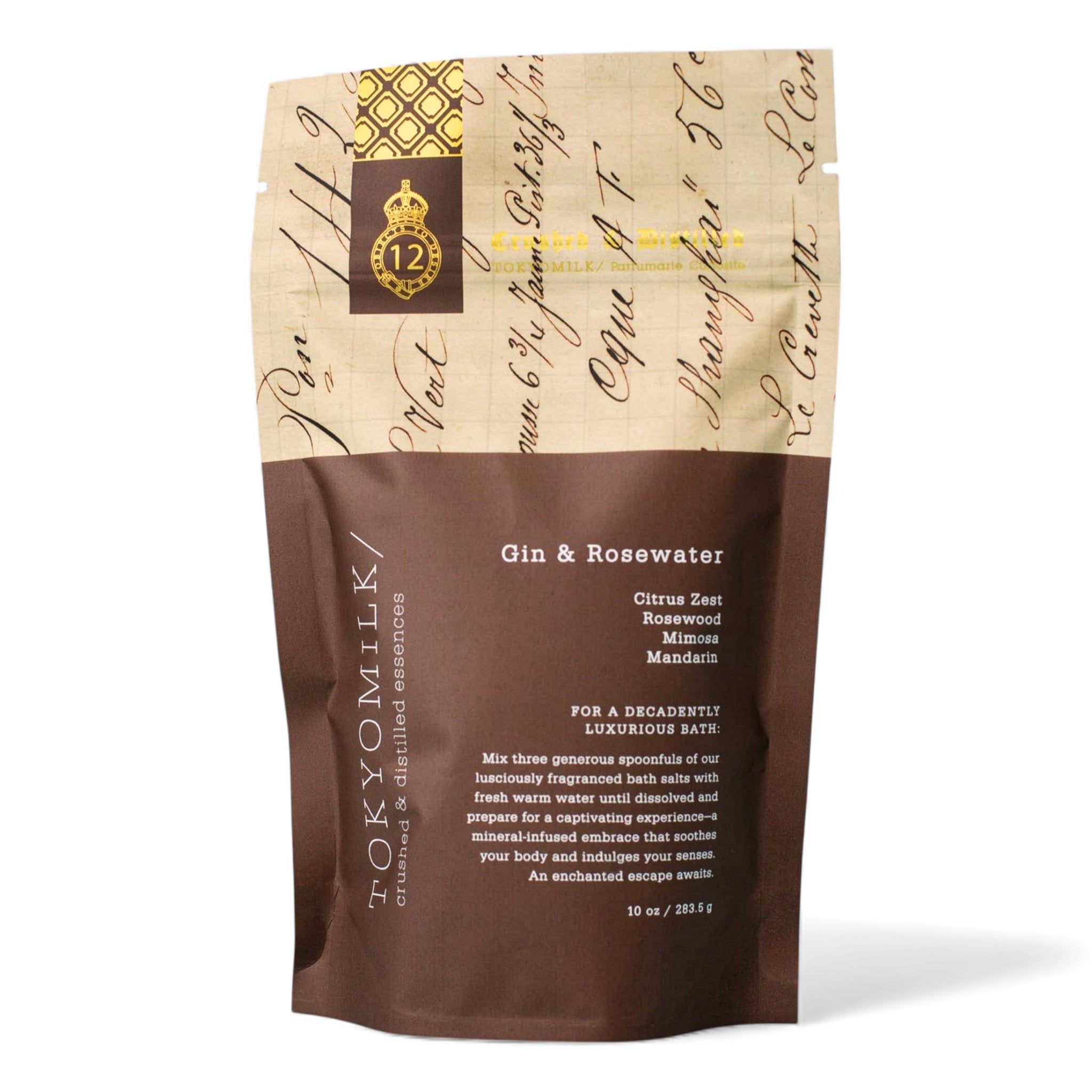 TOKYOMILK Gin & Rosewater product packaging on a white background