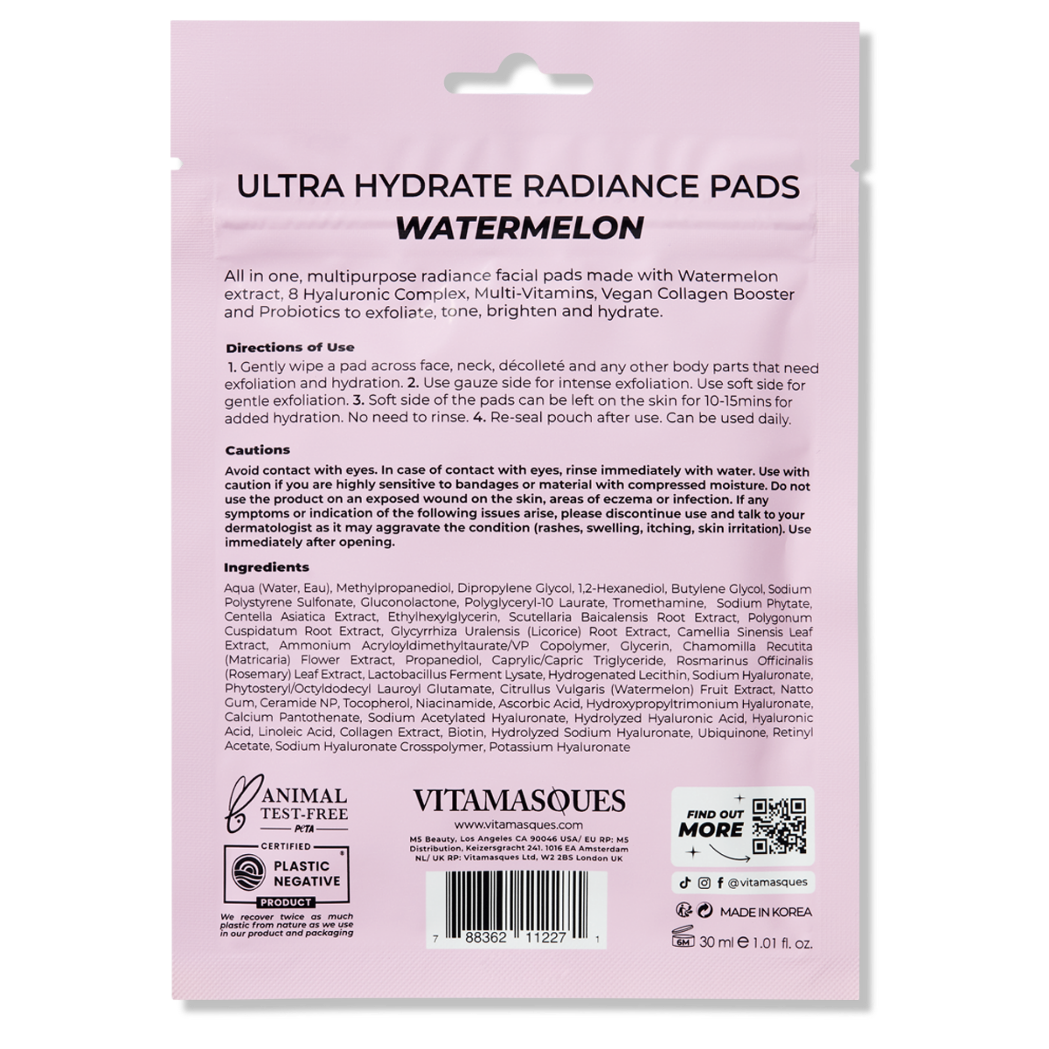 WATERMELON Hydrating Face Pads