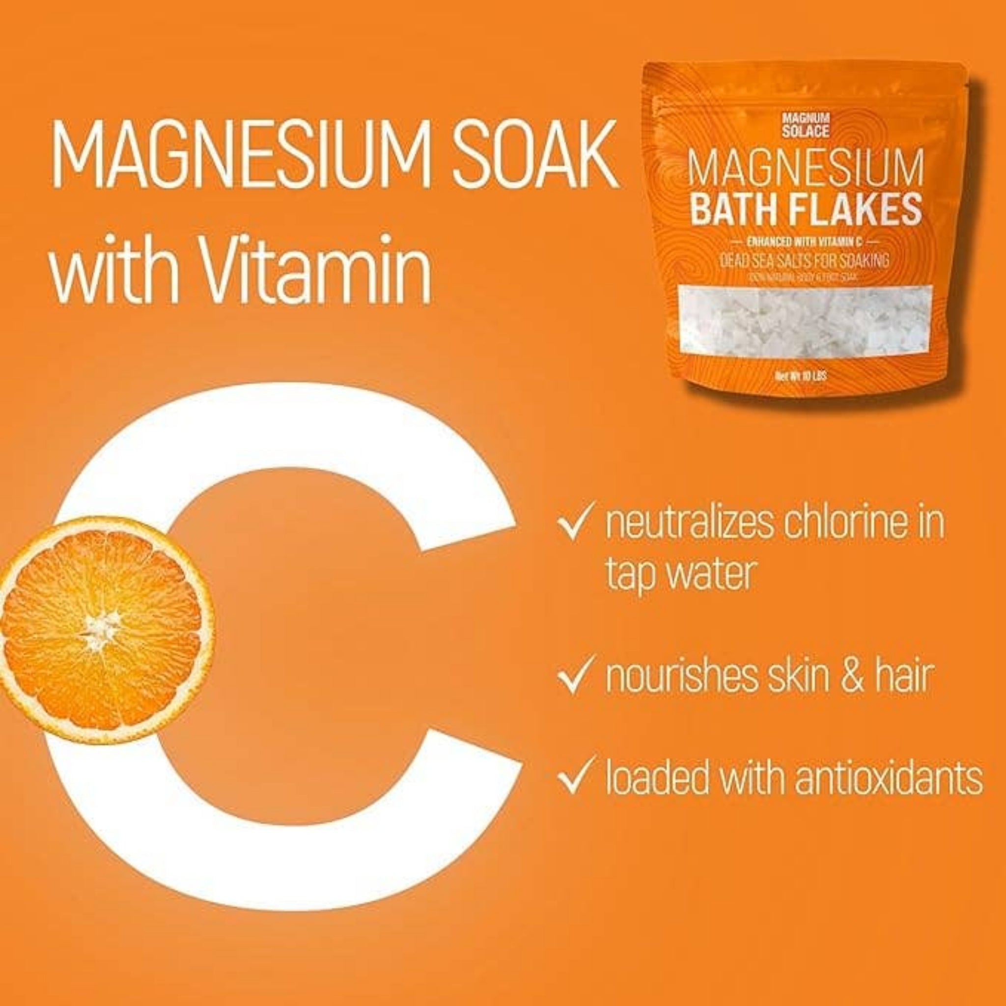 MAGNESIUM Bath Soak With Vitamin C