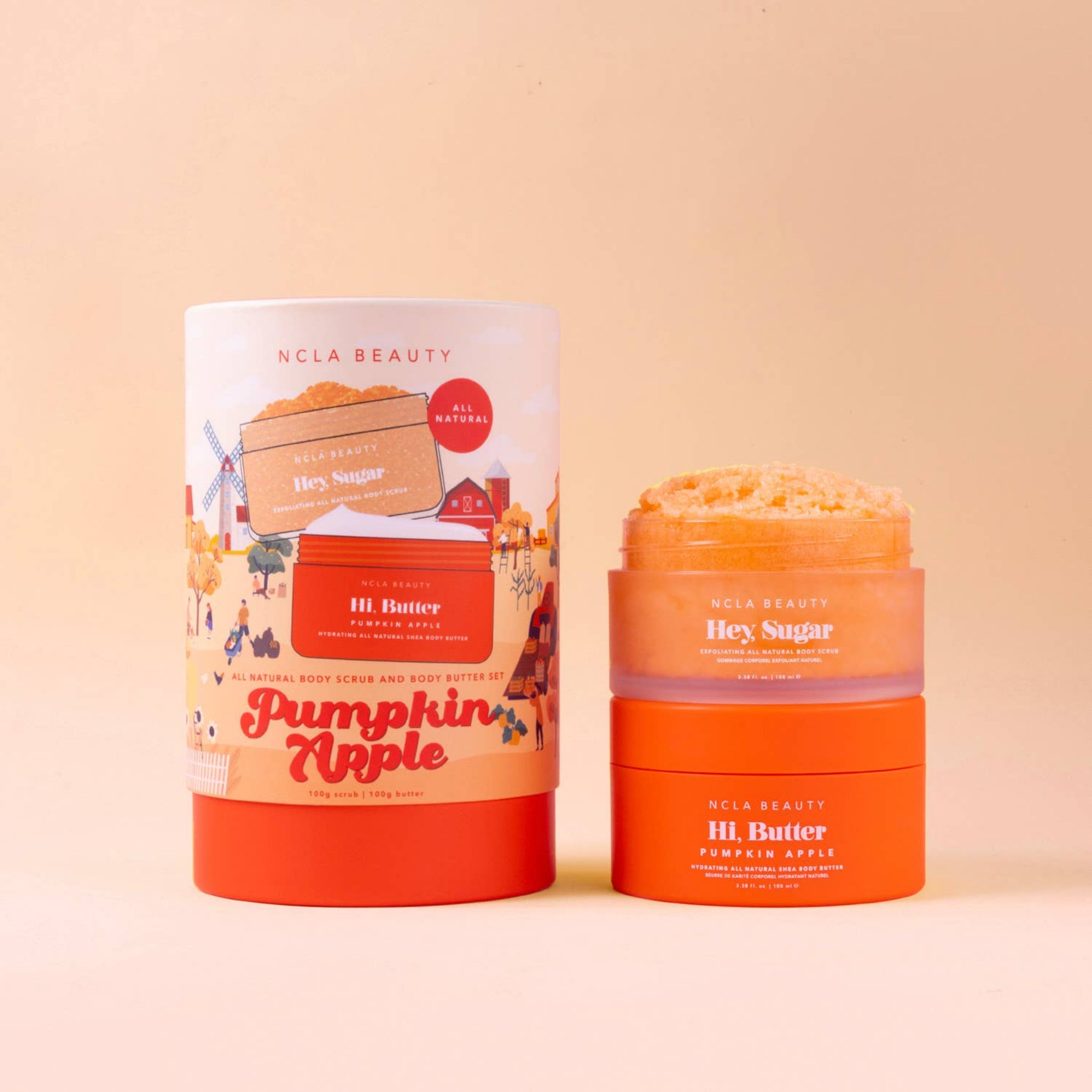 Pumpkin Apple Body Scrub + Body Butter Set