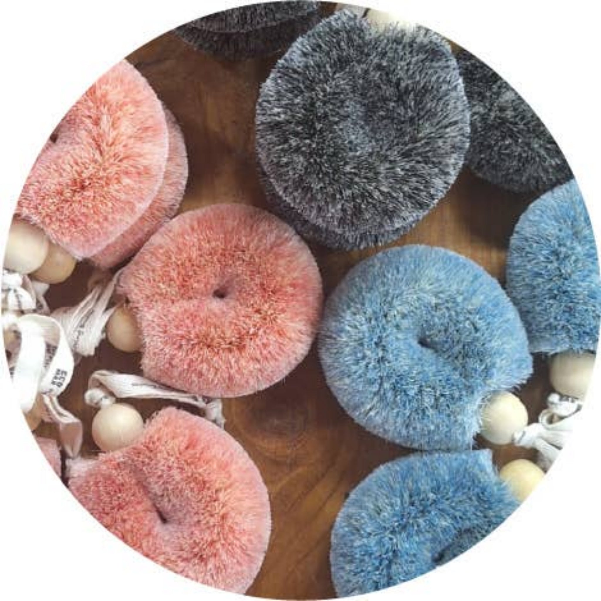 Shower Puff Body Brushes - All Natural!