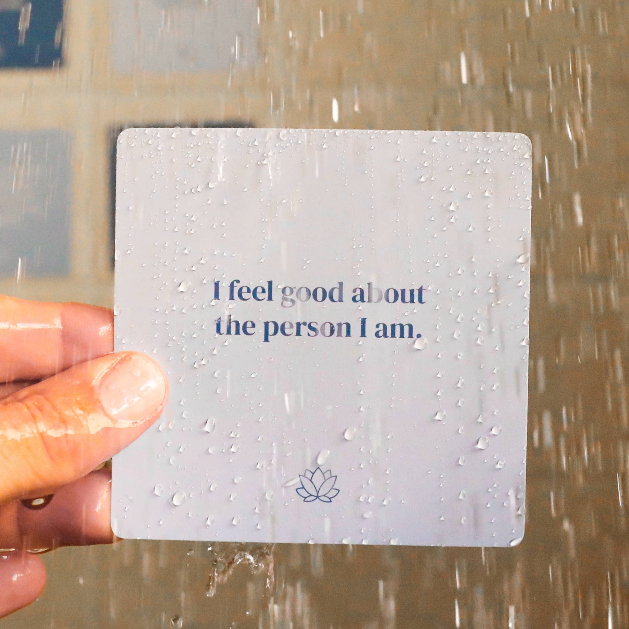 Shower Affirmation™ Cards - SOBRIETY