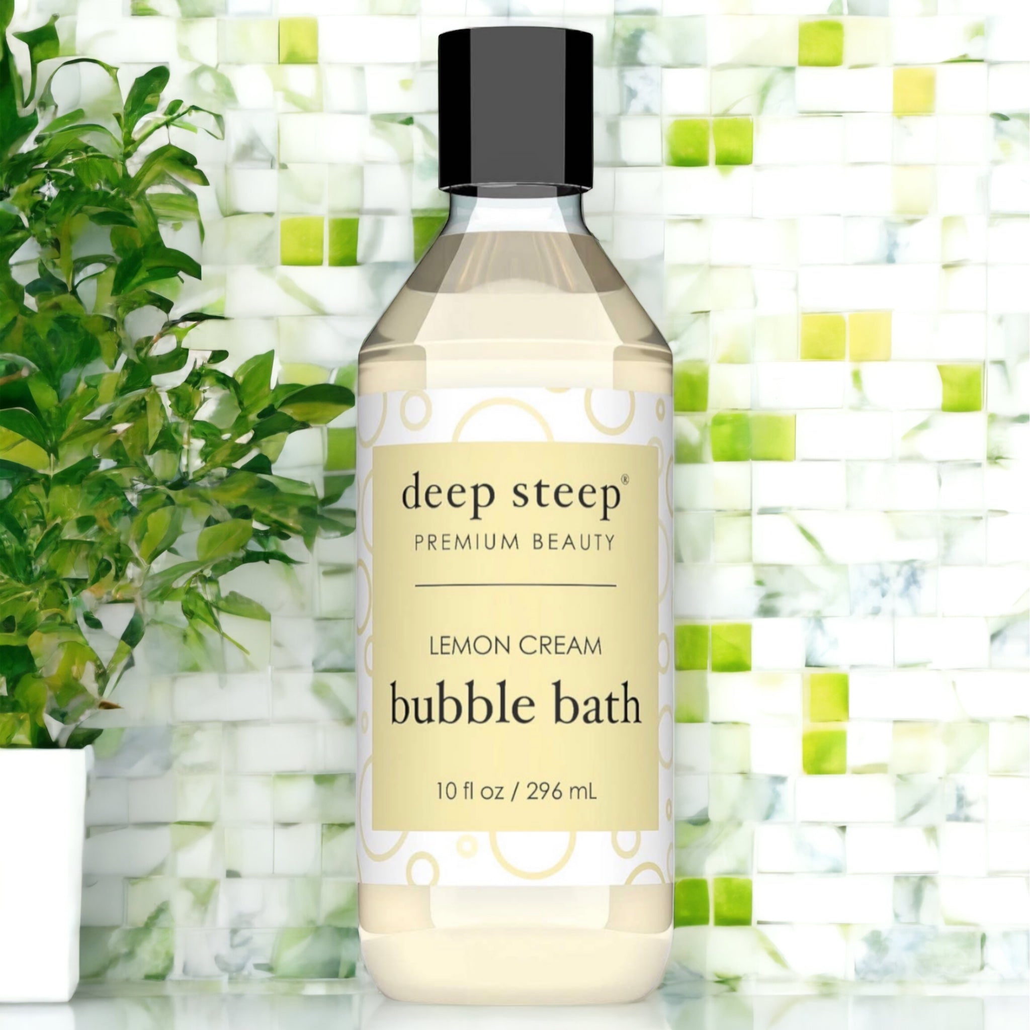 Deep Steep Bubble Bath 10 fl oz Lemon Cream