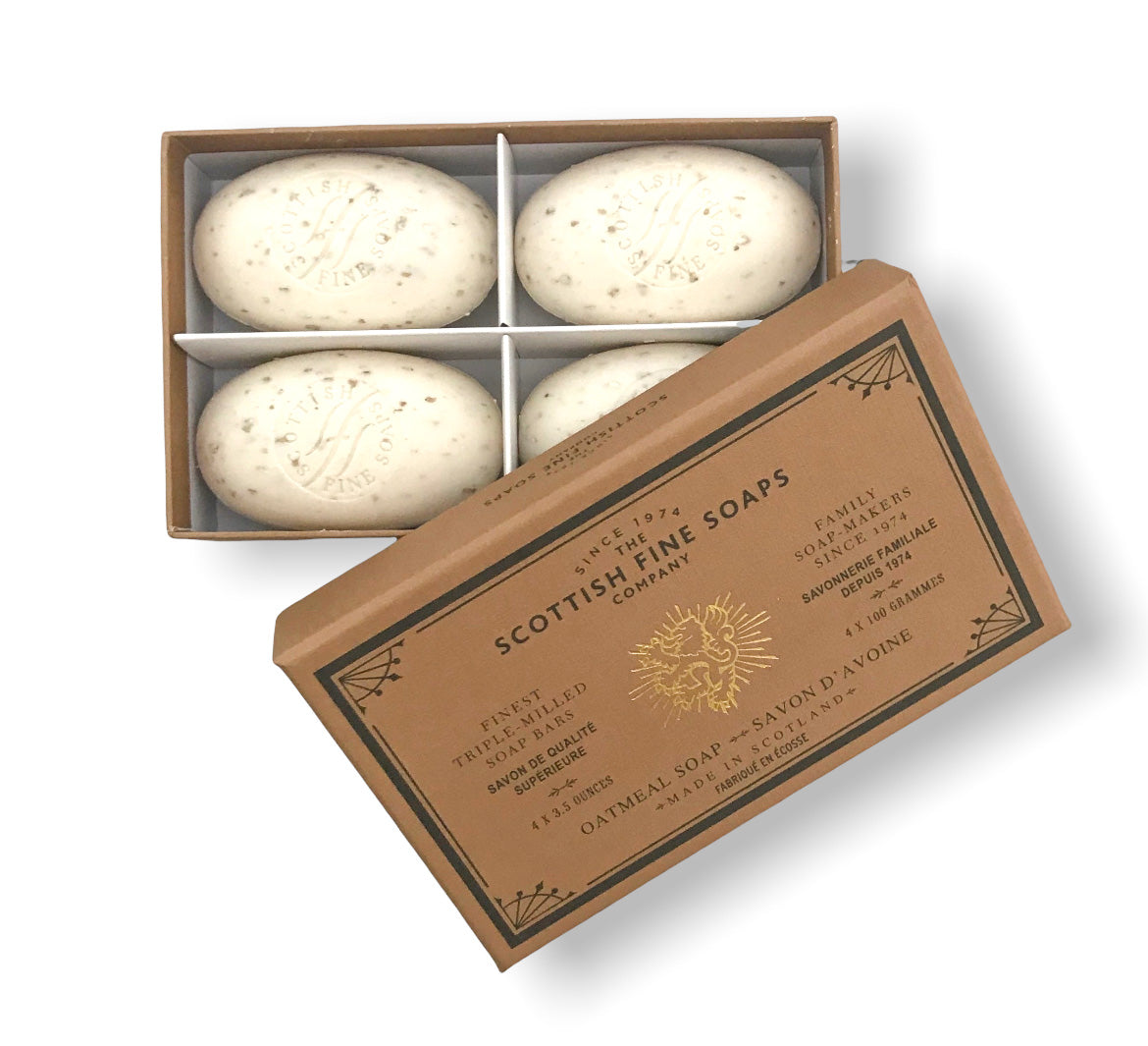 Scottish Fine Soaps Oatmeal Soap Gift Set - MerryBath.com
