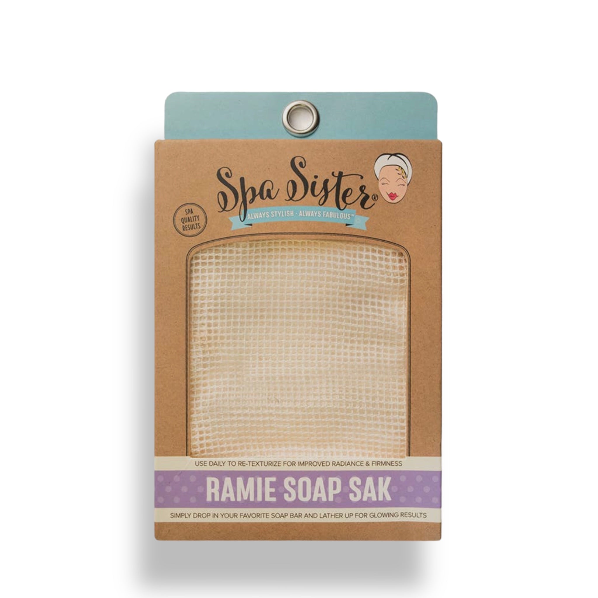Spa Sister Ramie Soap Sak Bag Soap Saver 