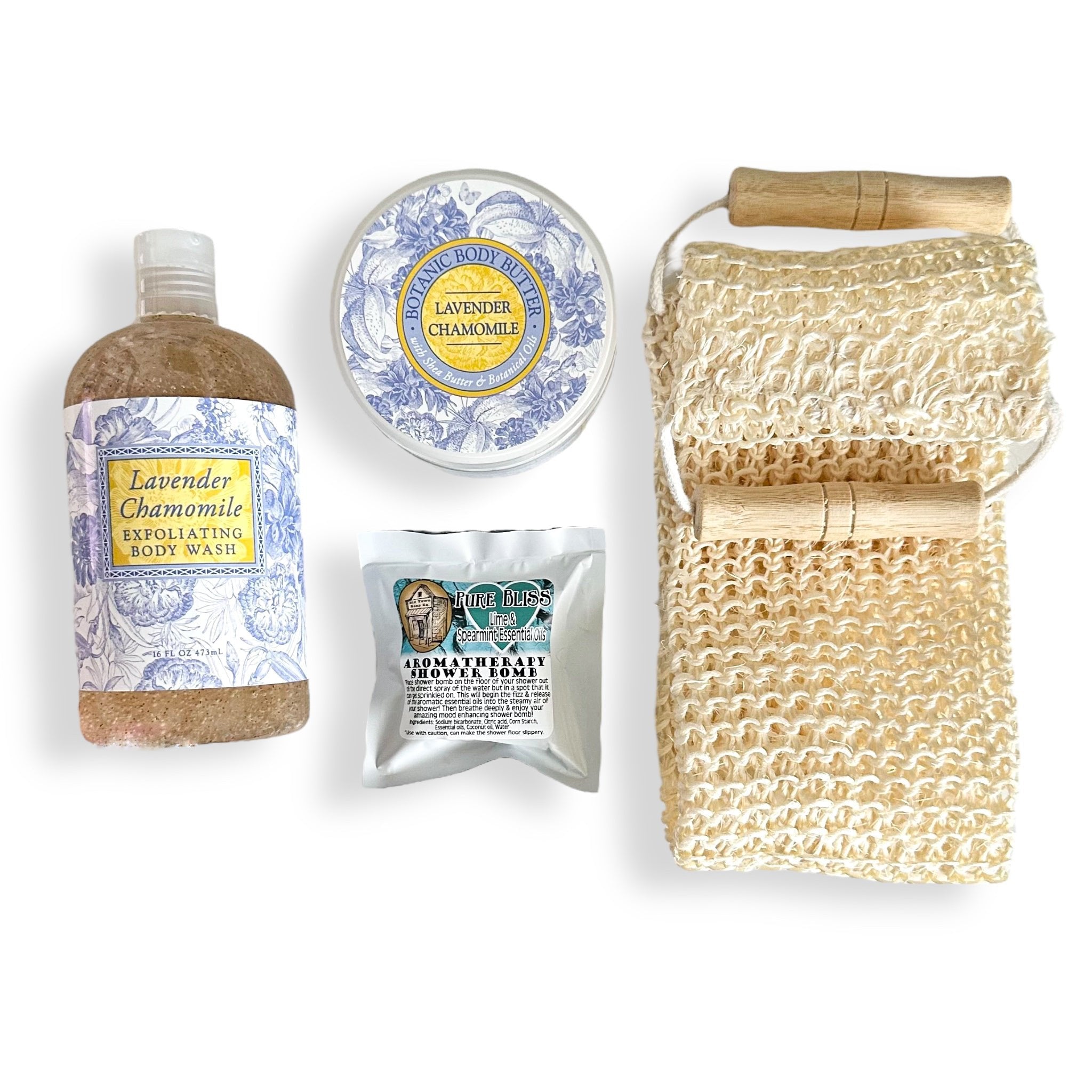 Lavender Chamomile Shower Bundle - FREE Steamer